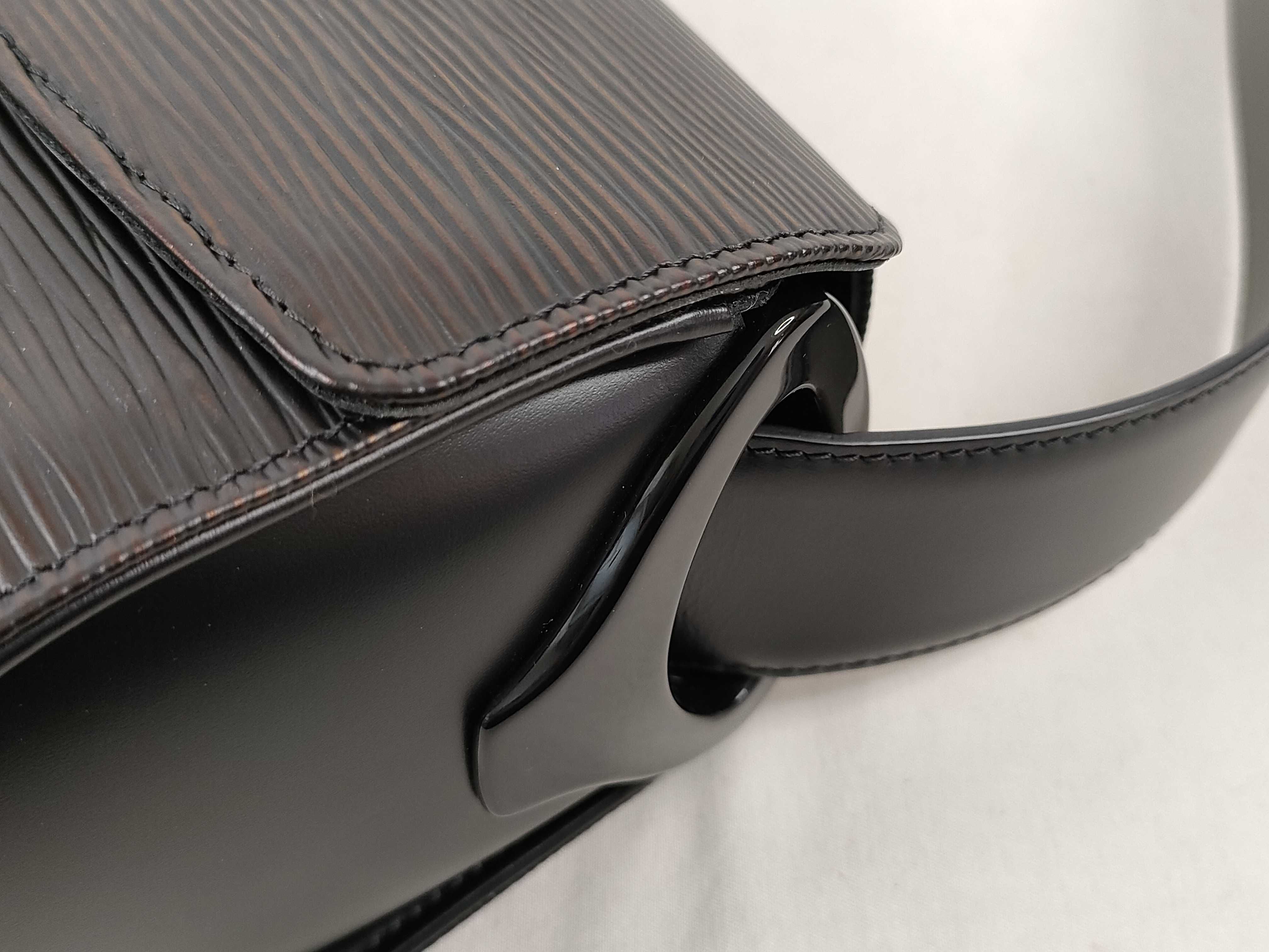 Epi Nocturne PM Epi Black Shoulder Bag with Dust Bag and Box — view 5