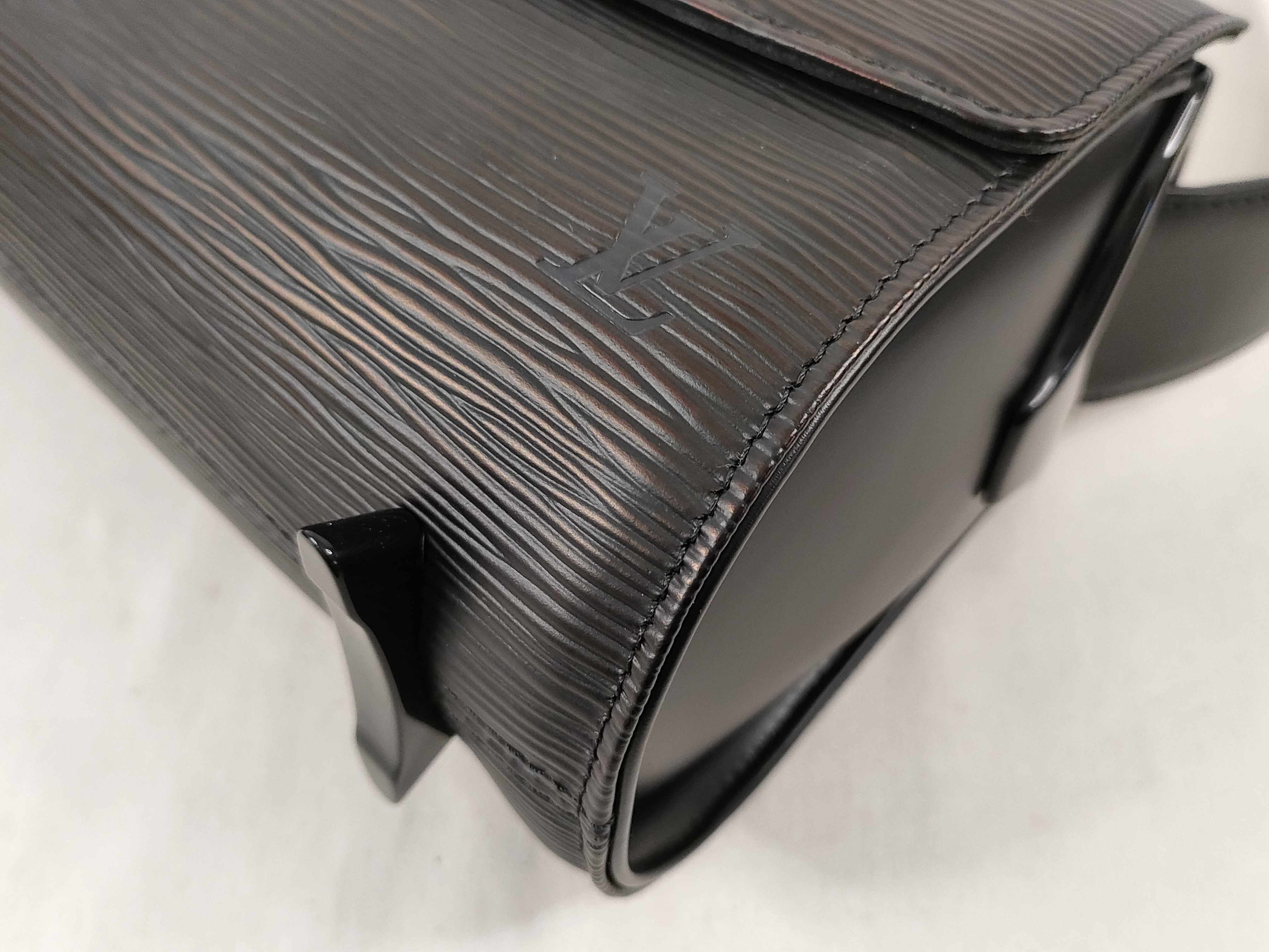 Epi Nocturne PM Epi Black Shoulder Bag with Dust Bag and Box — view 6