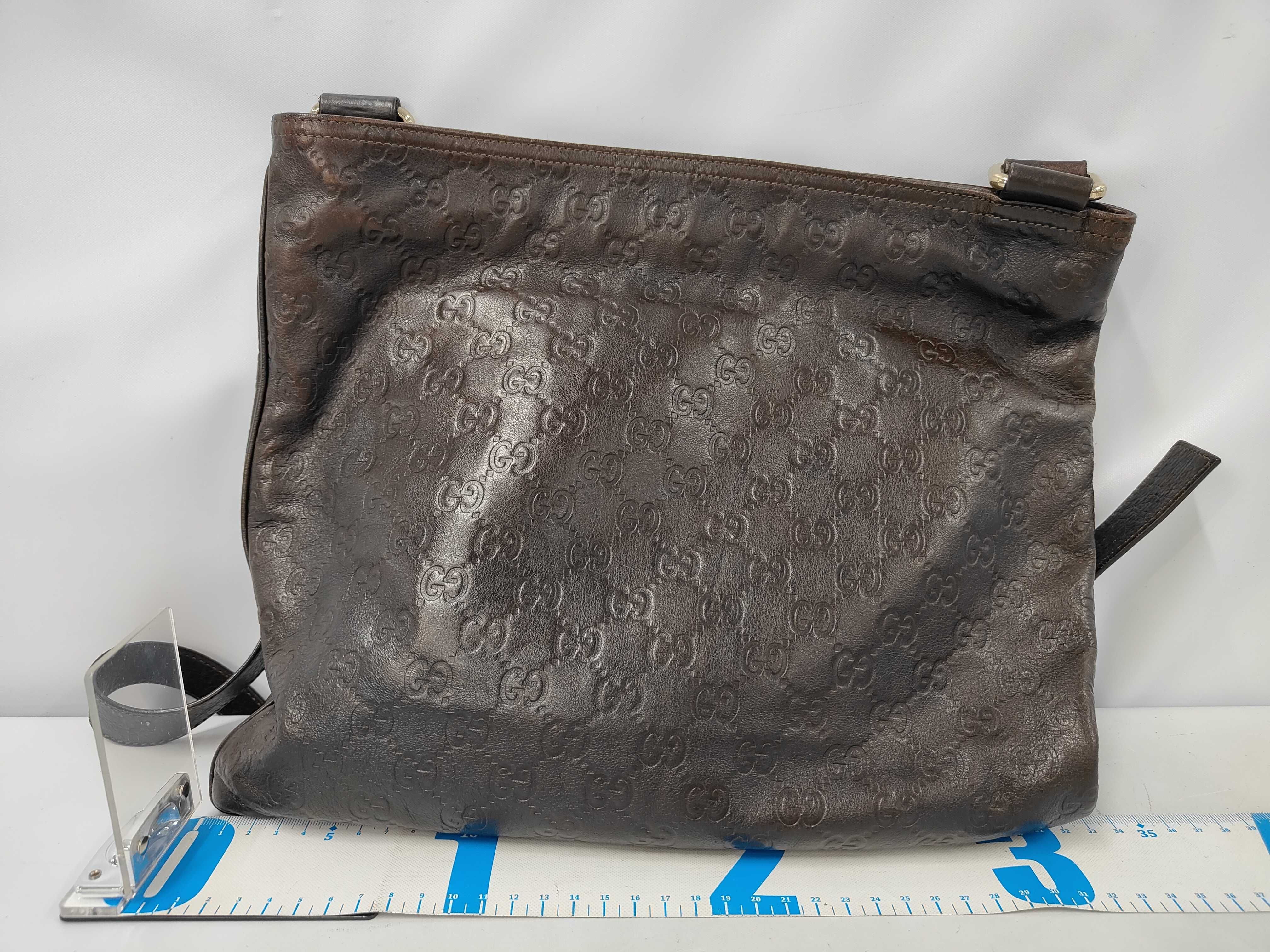 GG Shima Leather Shoulder Bag — view 2
