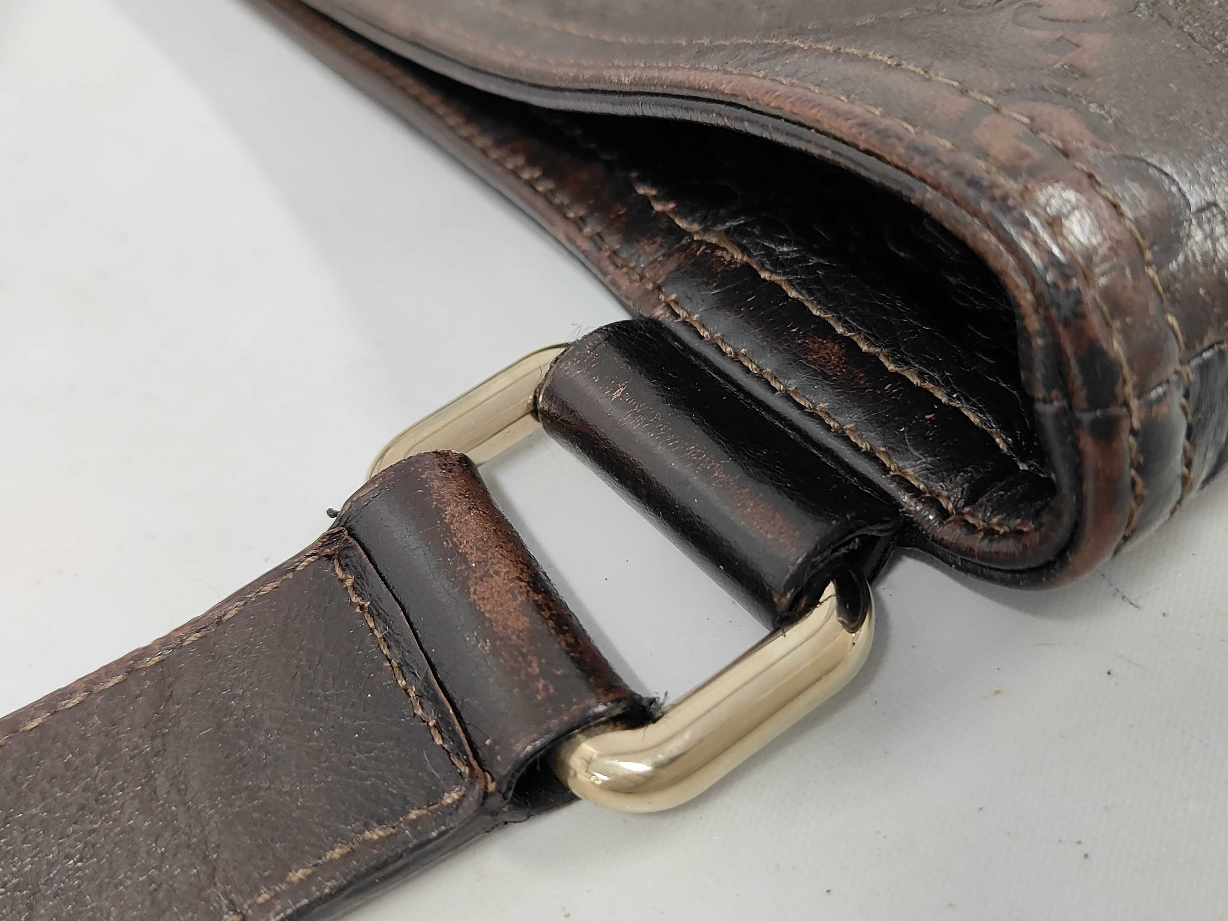 GG Shima Leather Shoulder Bag — view 7