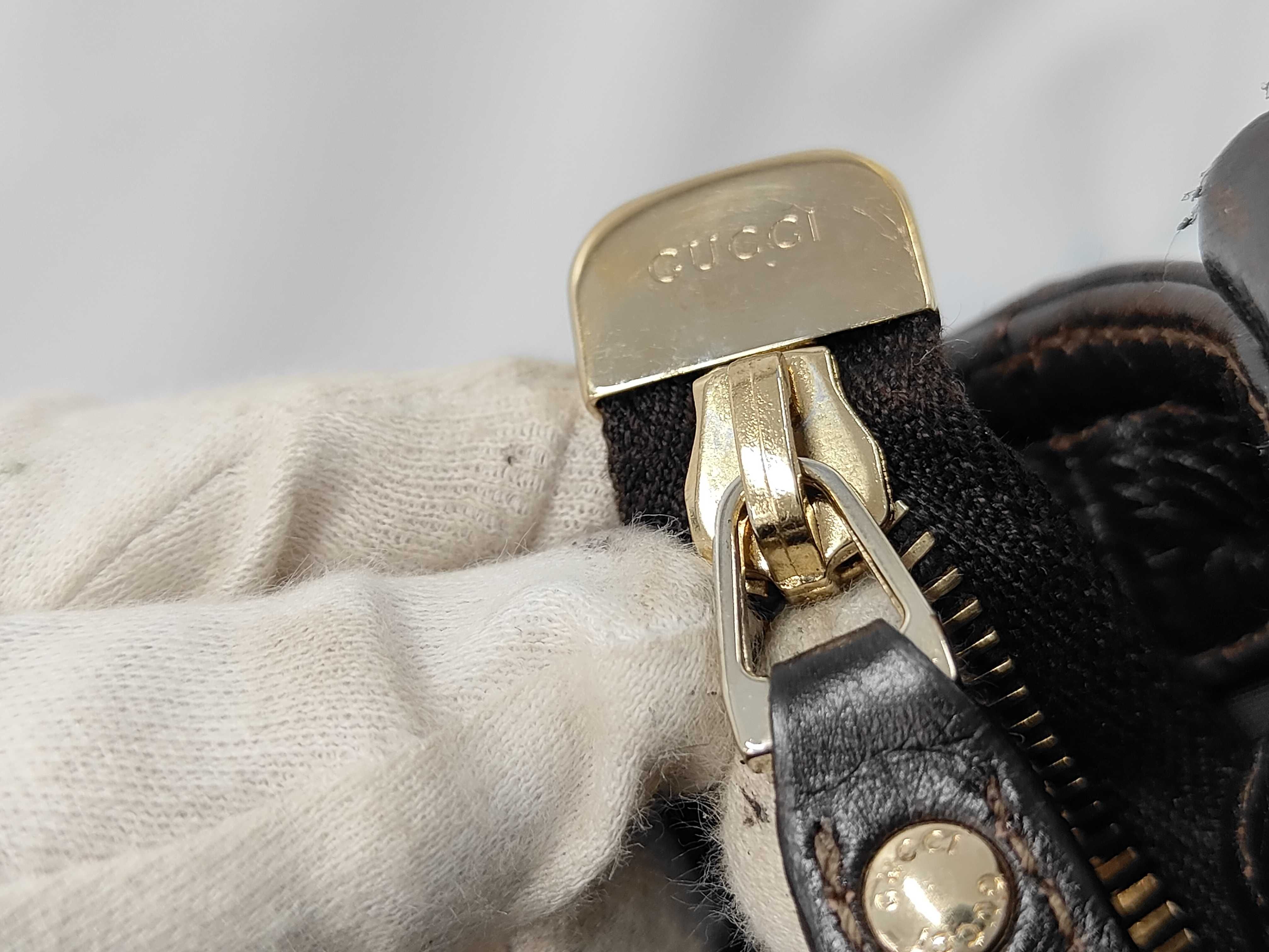 GG Shima Leather Shoulder Bag — view 10