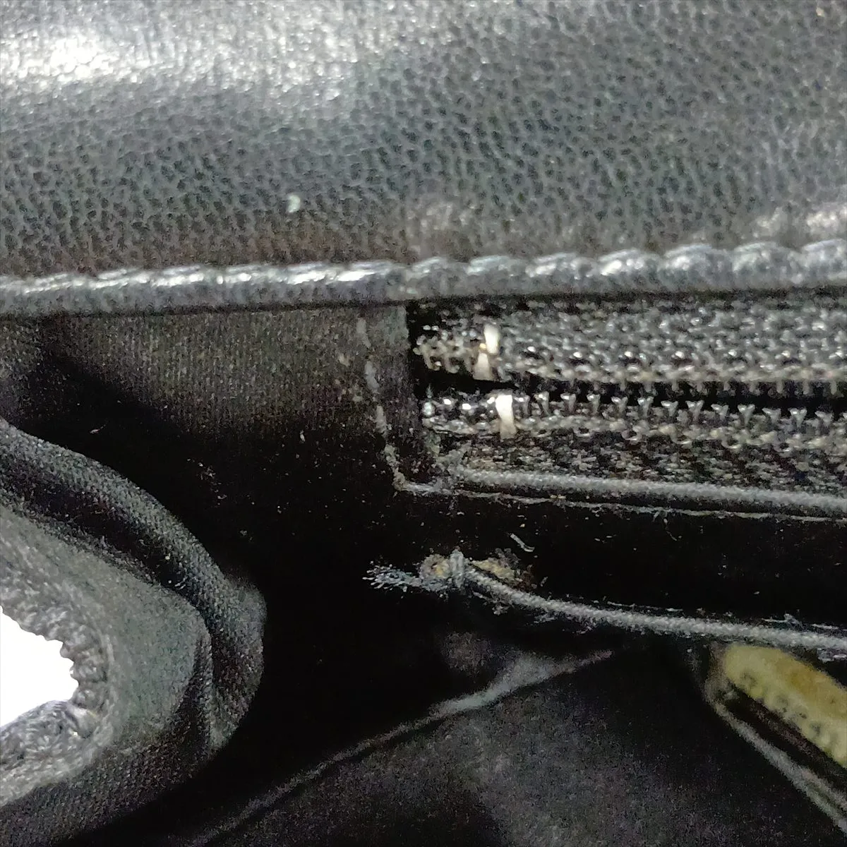 New Travel Line Nylon Single Flap Double Chain Bag, Black with Gold Hardware, 8152411 (Serial Number 8) — view 15