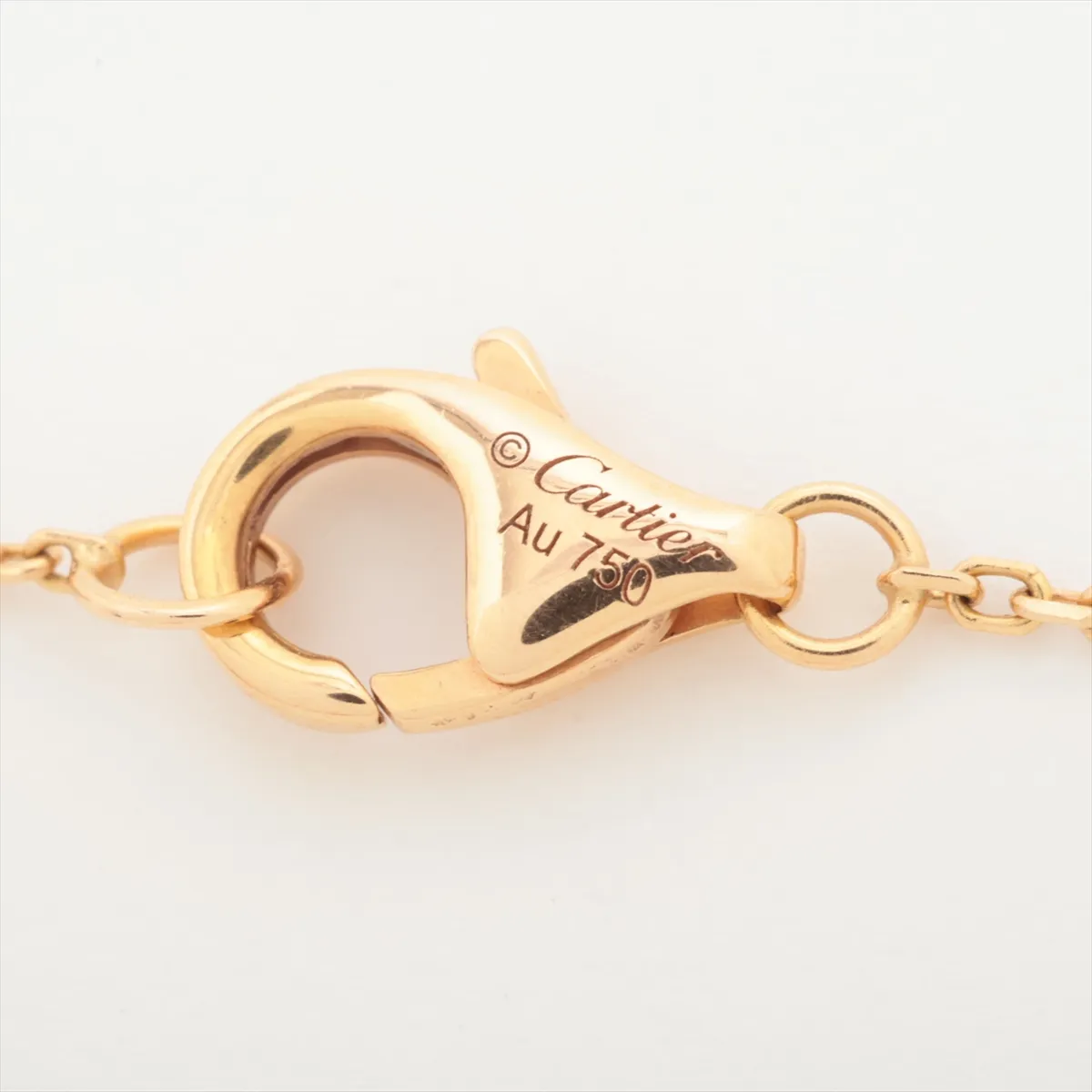 Amulette de Cartier Onyx Diamond Necklace 750 (PG) 3.0g LAJ356 (Onyx has — view 4