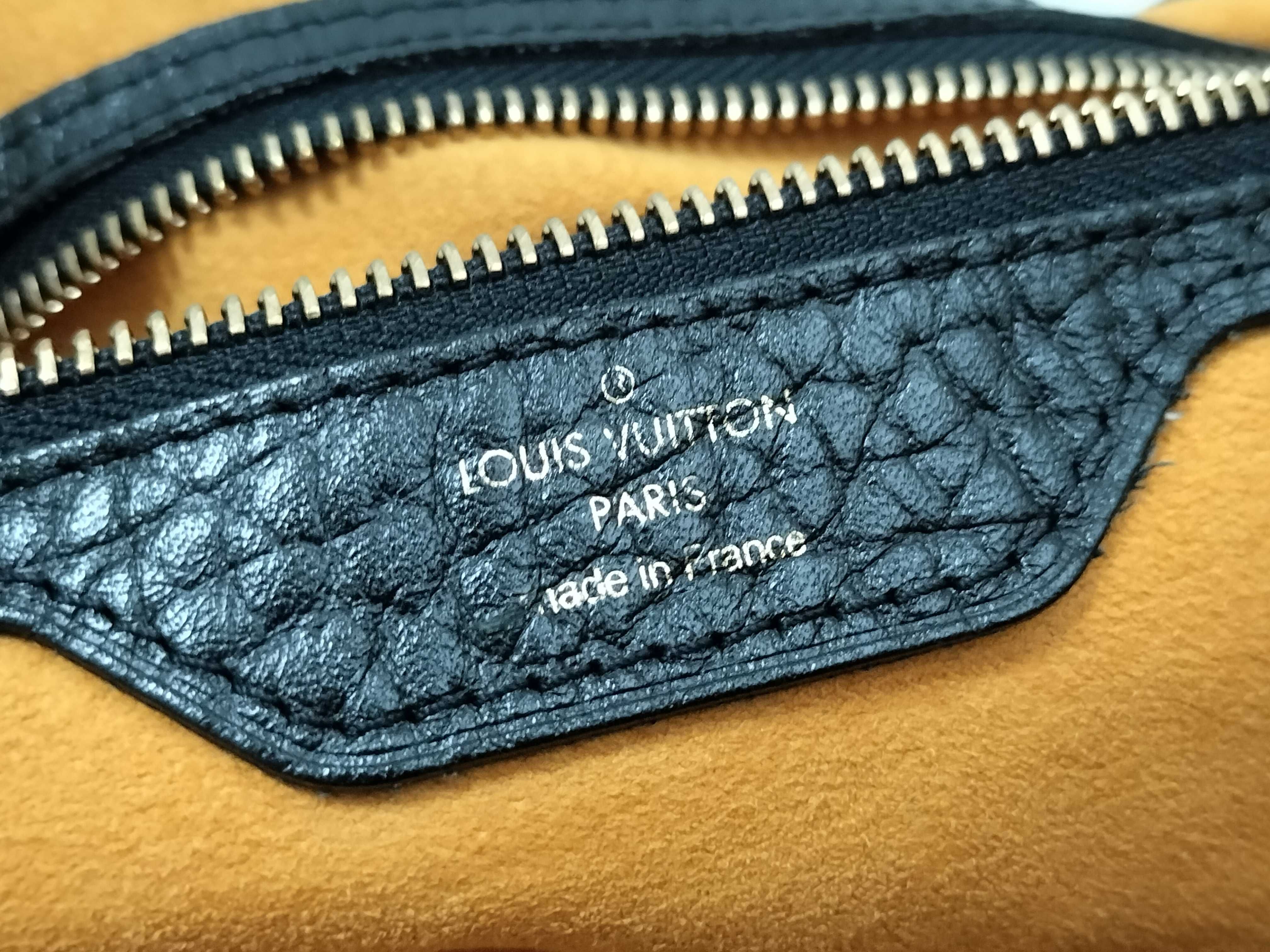 Monogram Denim Shoulder Bag, Black Denim Noir M95510 — view 11