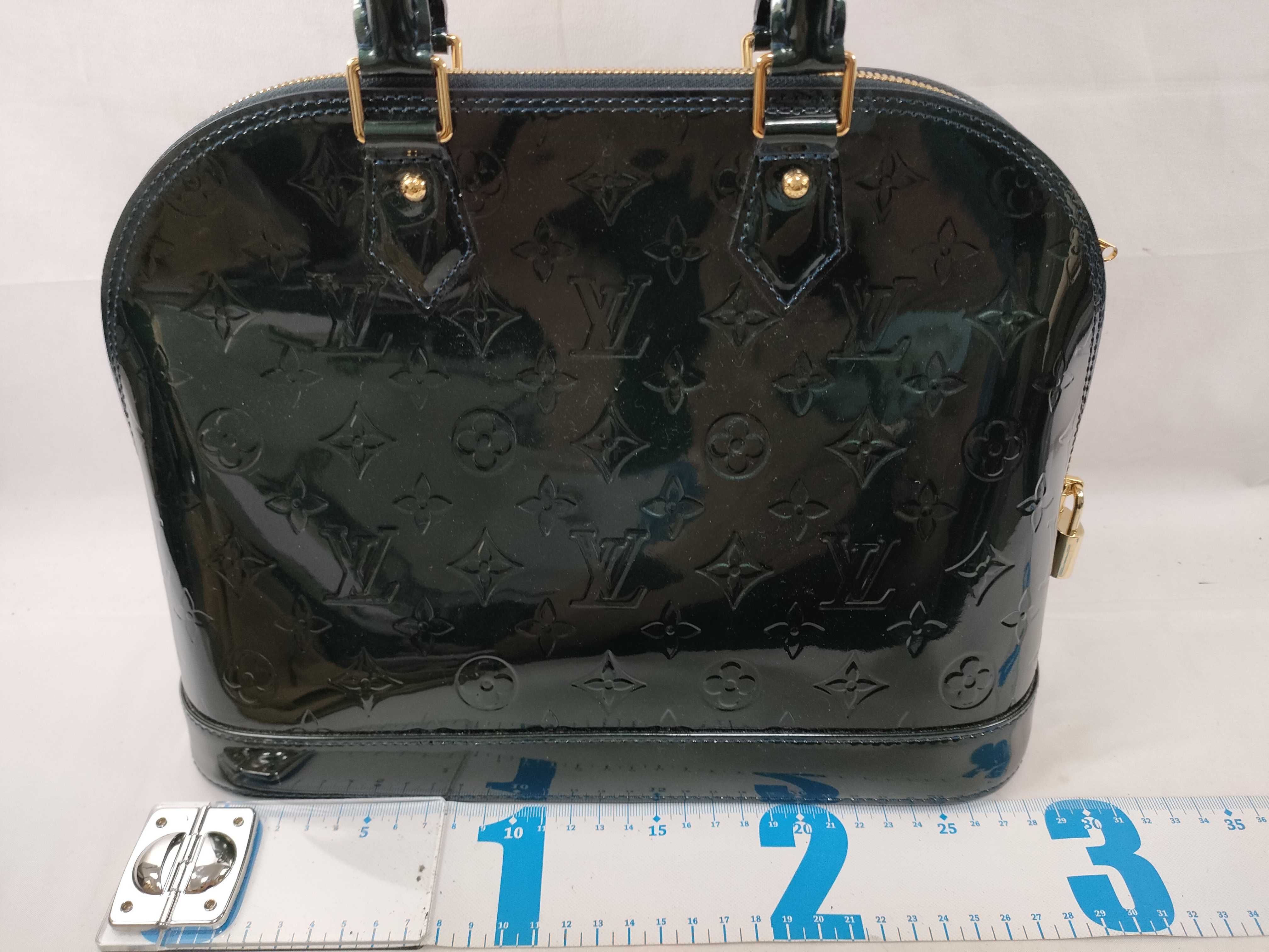 Vernis Alma PM M91612 MI4039 Green Handbag — view 2