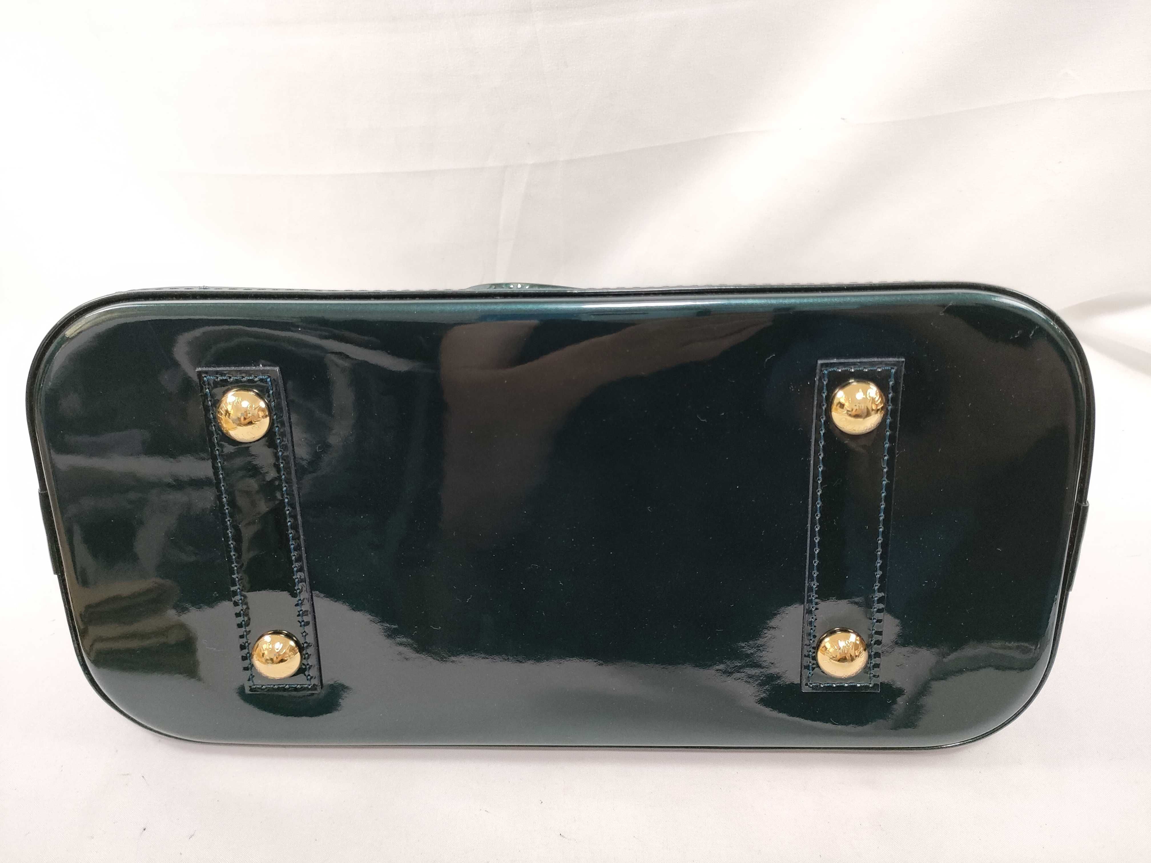 Vernis Alma PM M91612 MI4039 Green Handbag — view 10
