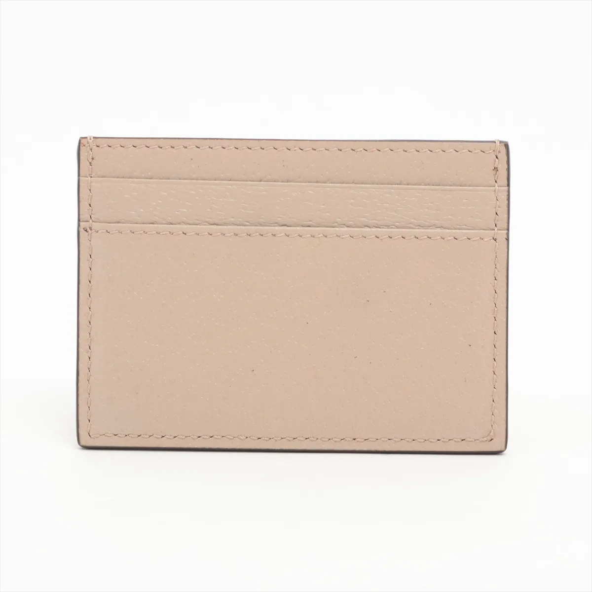 Horsebit 700469 Leather Card Case Beige — view 2