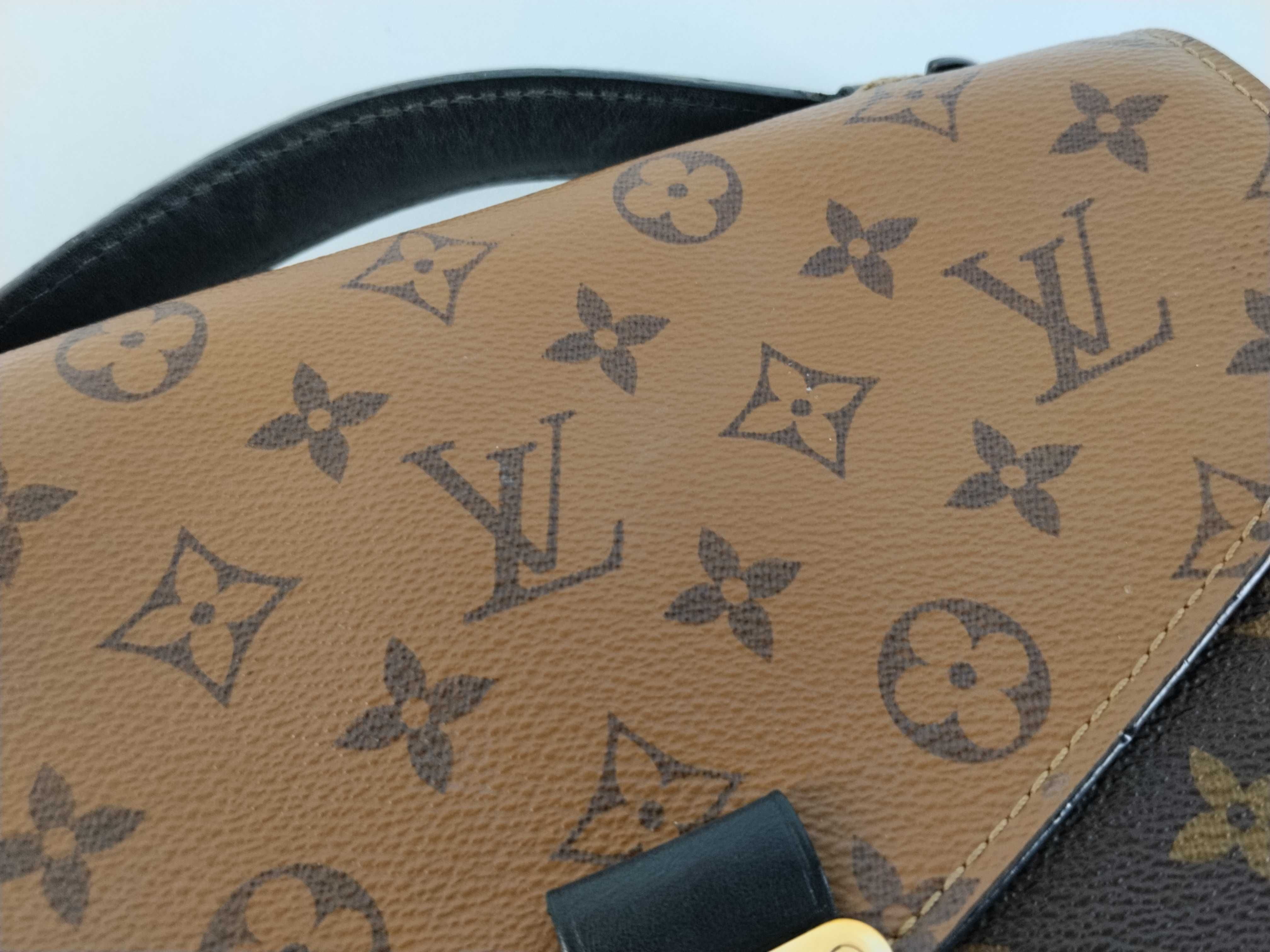Monogram Louis Vuitton Message Shoulder Bag Handbag — view 13