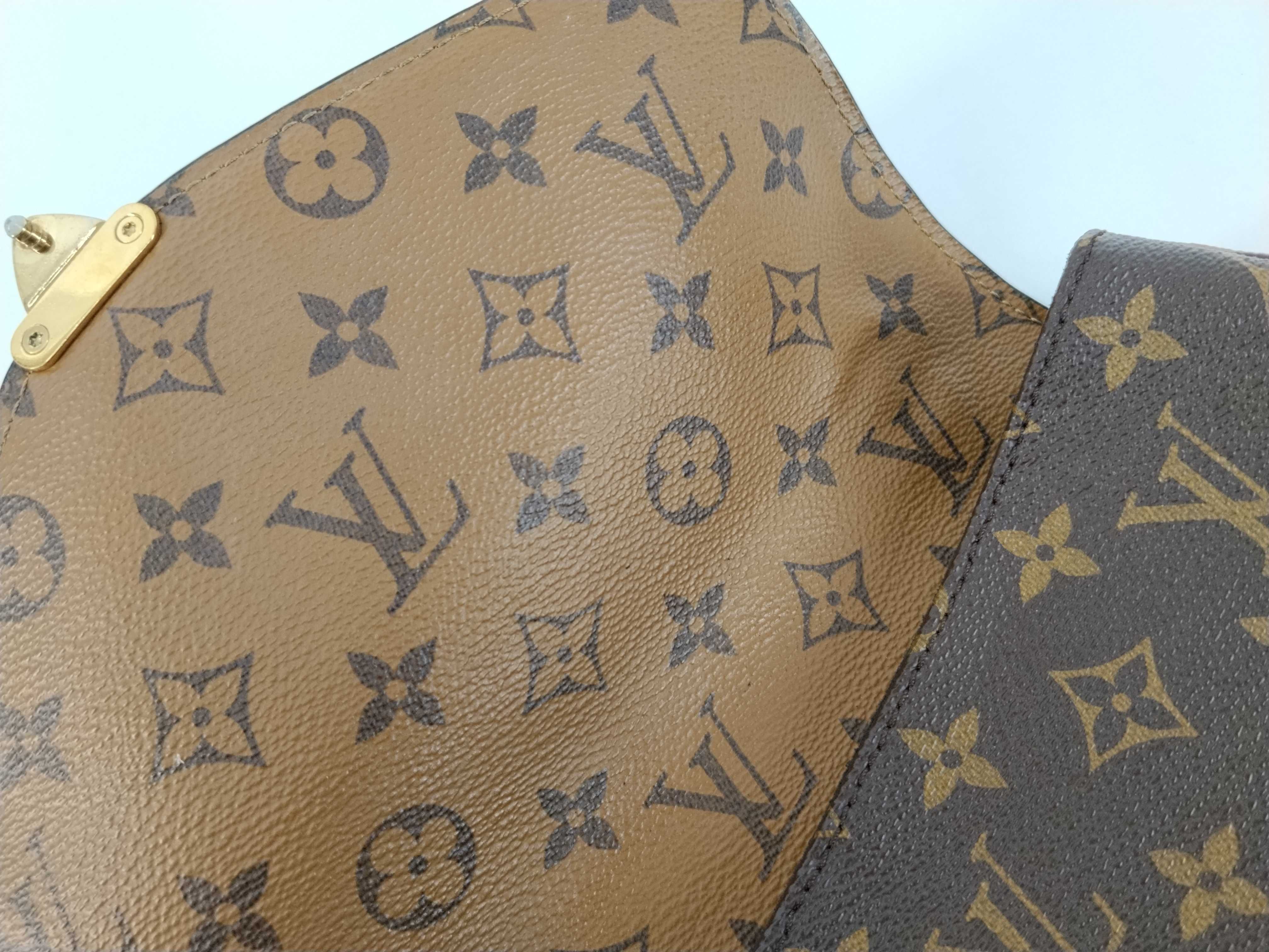 Monogram Louis Vuitton Message Shoulder Bag Handbag — view 9