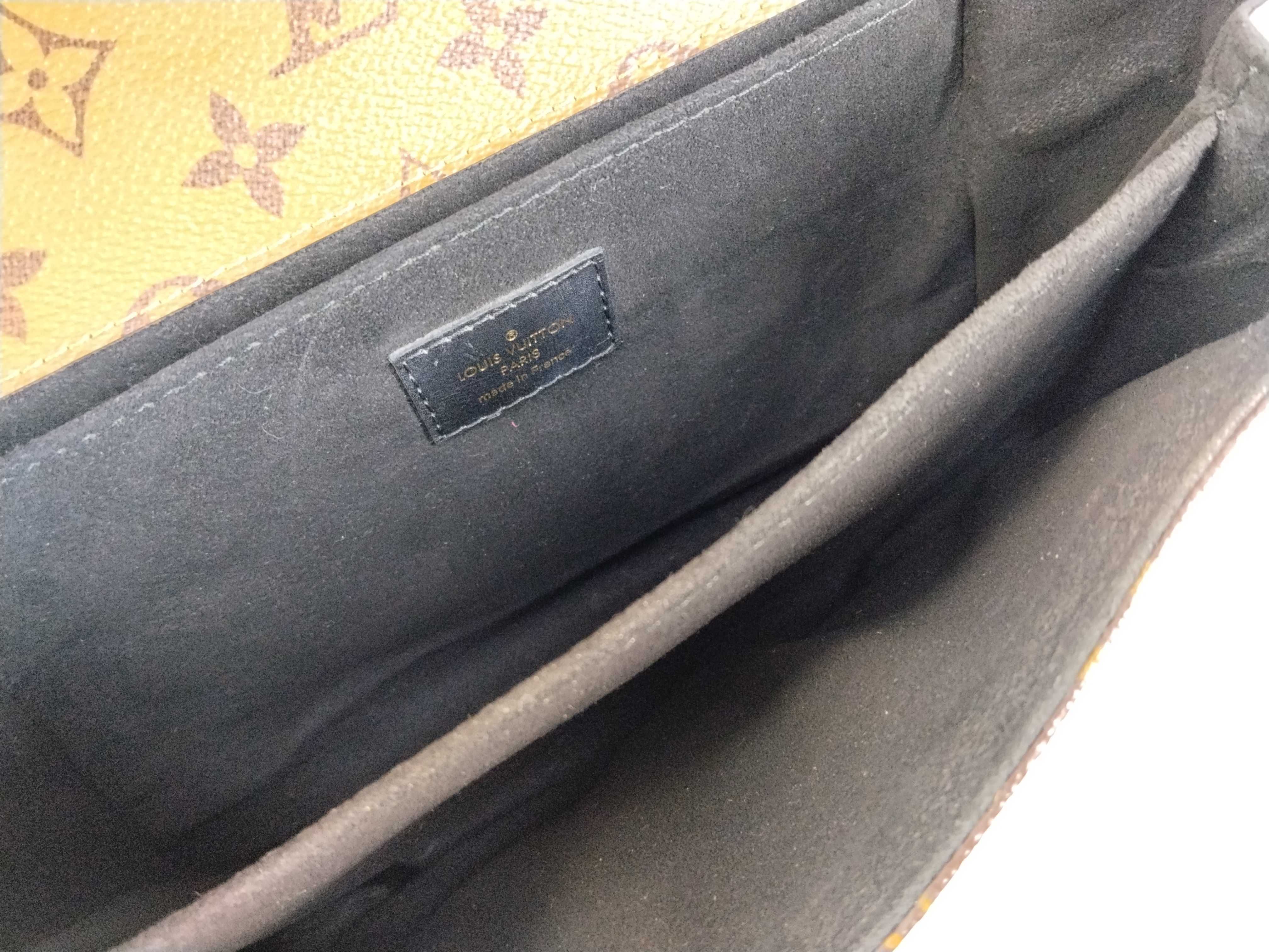 Monogram Louis Vuitton Message Shoulder Bag Handbag — view 10