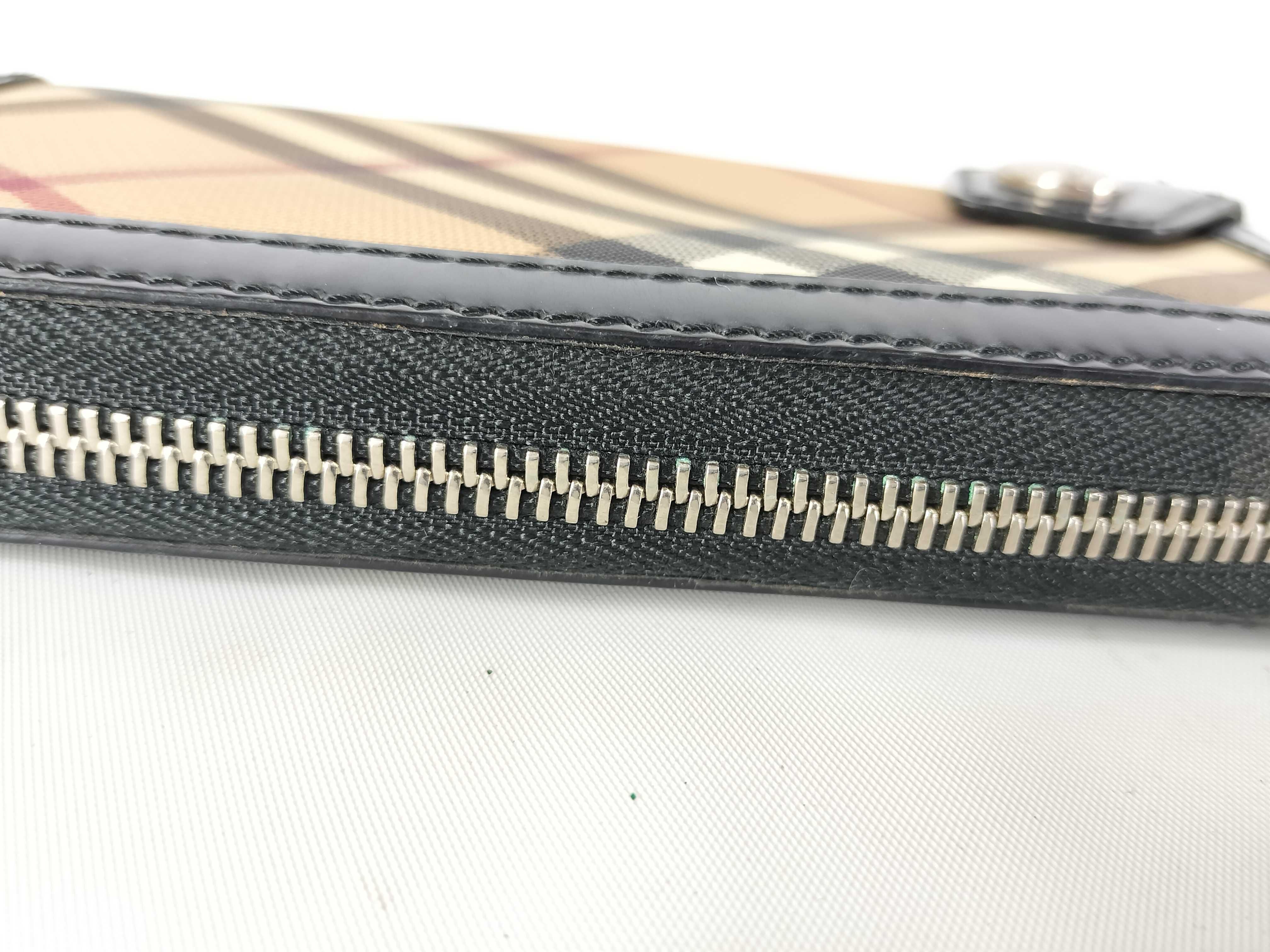 Checkered Full-Zip Long Wallet — view 5