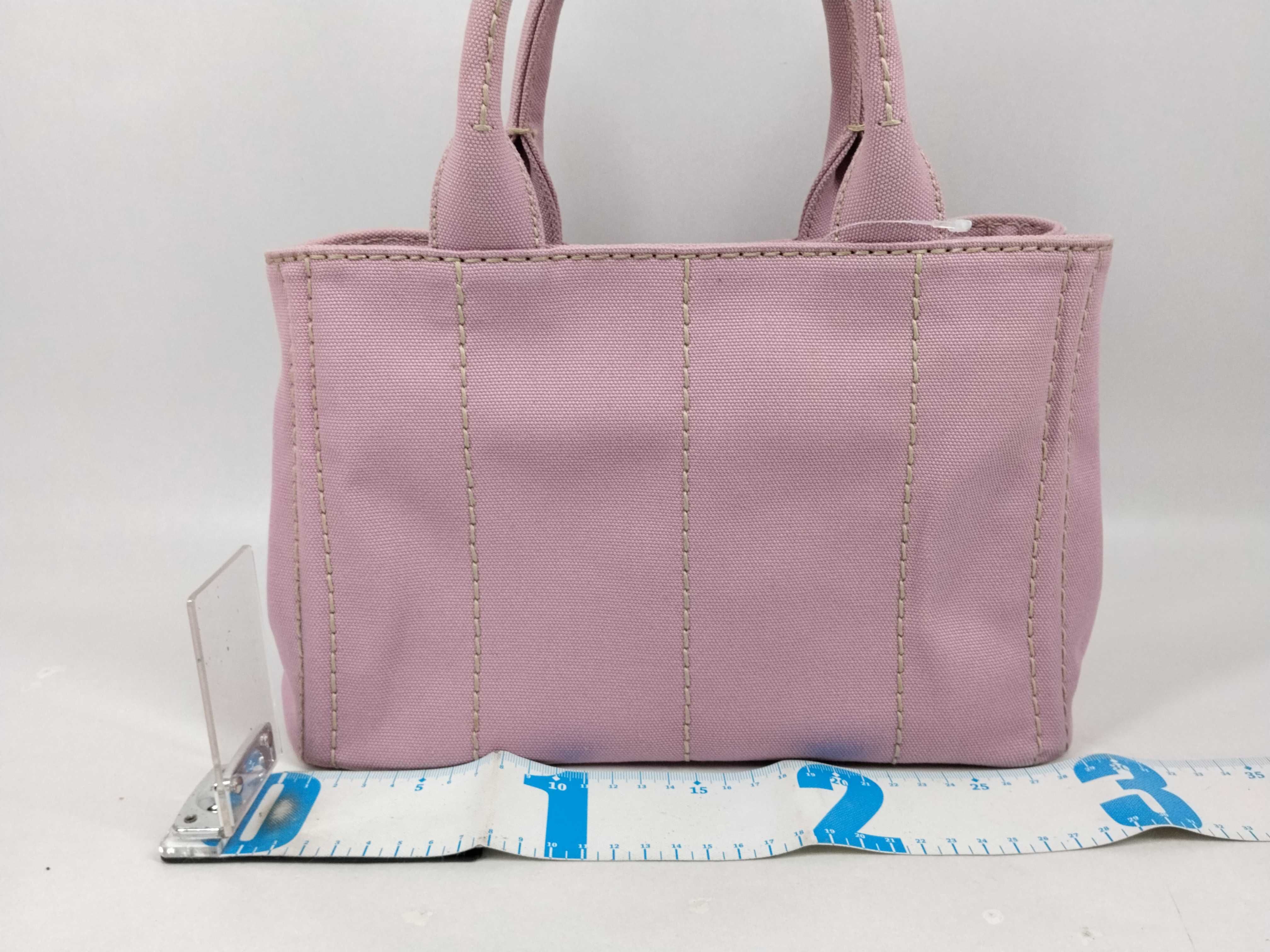 Canvas 2-Way Handbag, Pink, 1BG439 (Handbag) — view 2