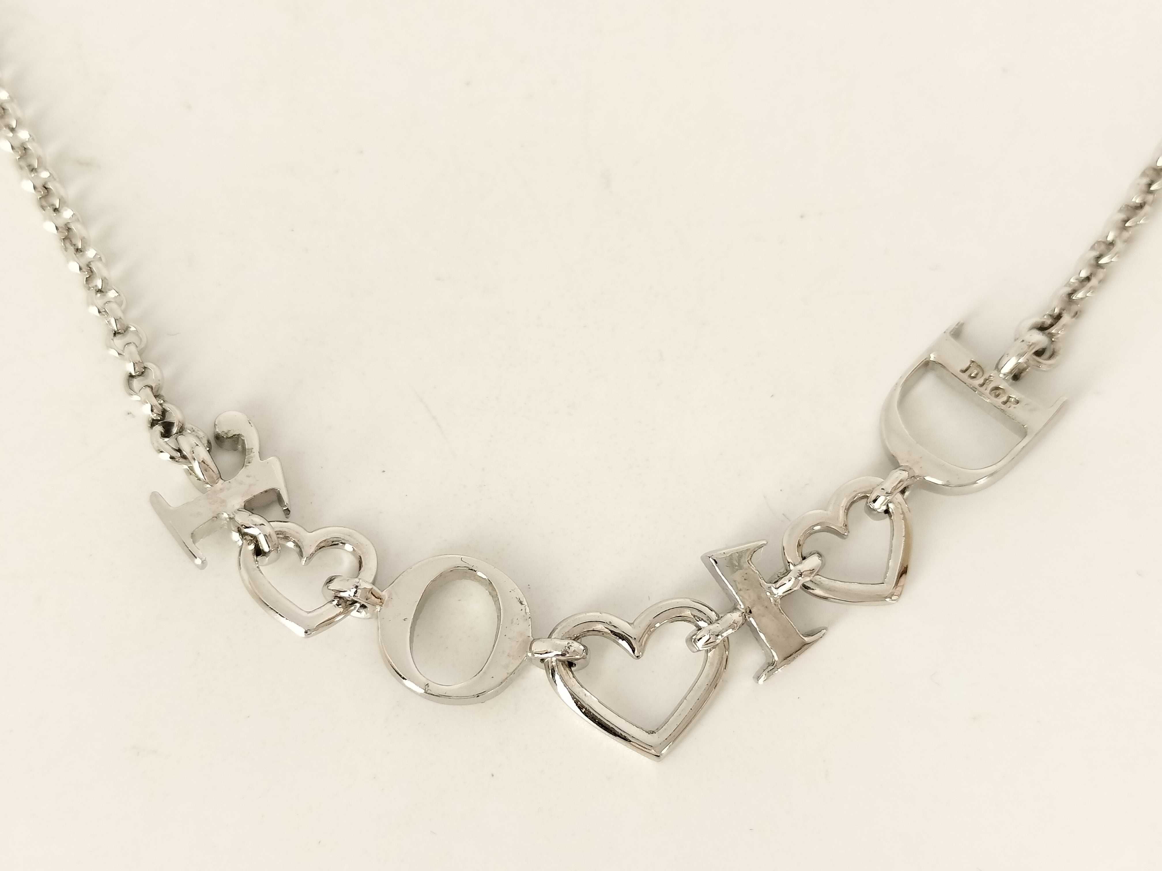Heart Motif Logo Necklace — view 2