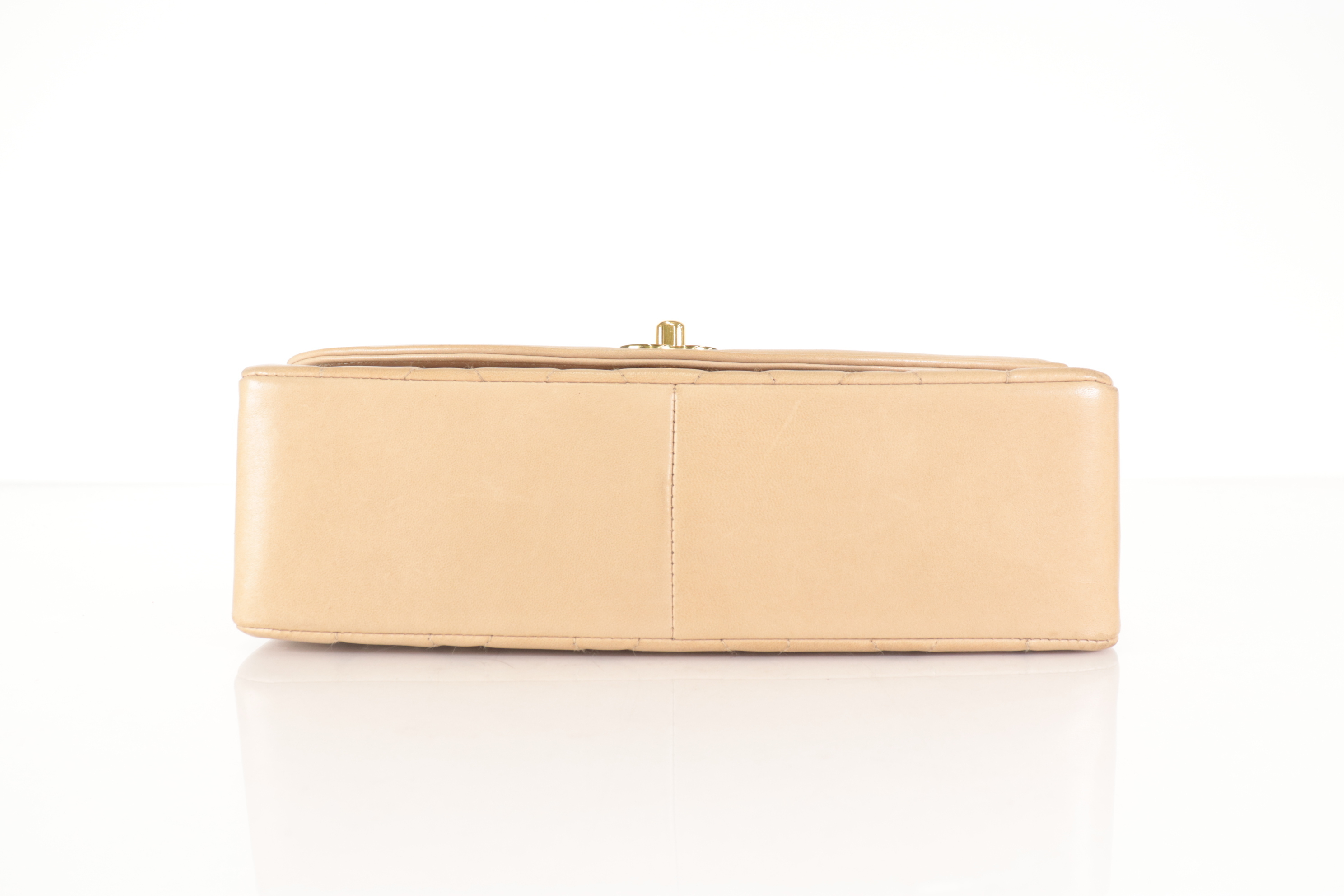 Diana 25 Lambskin Beige Shoulder Bag (Serial No. 3) — view 7
