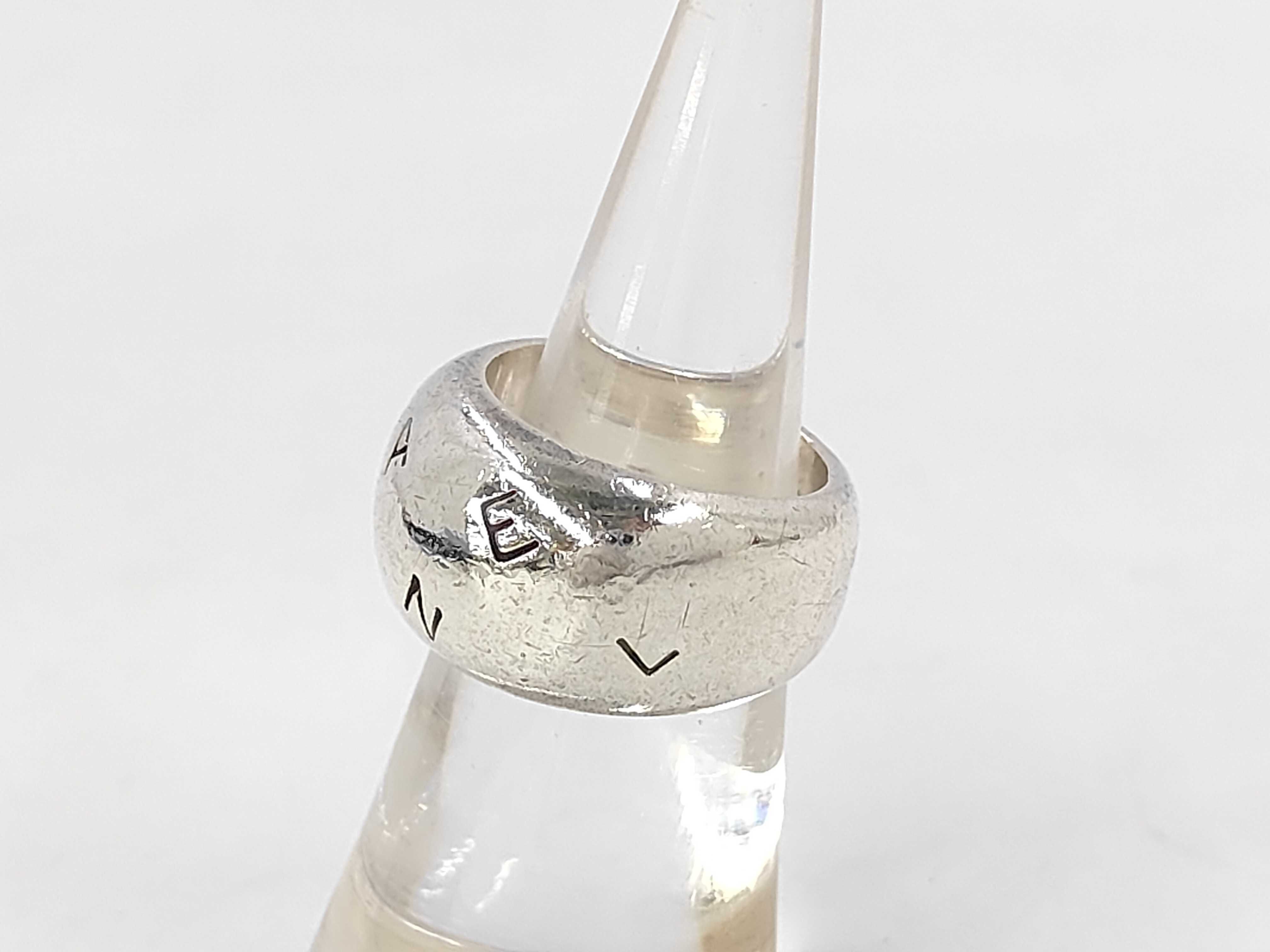 Logo Silver SV925 Hallmark Ring 17.6g #51 — view 2