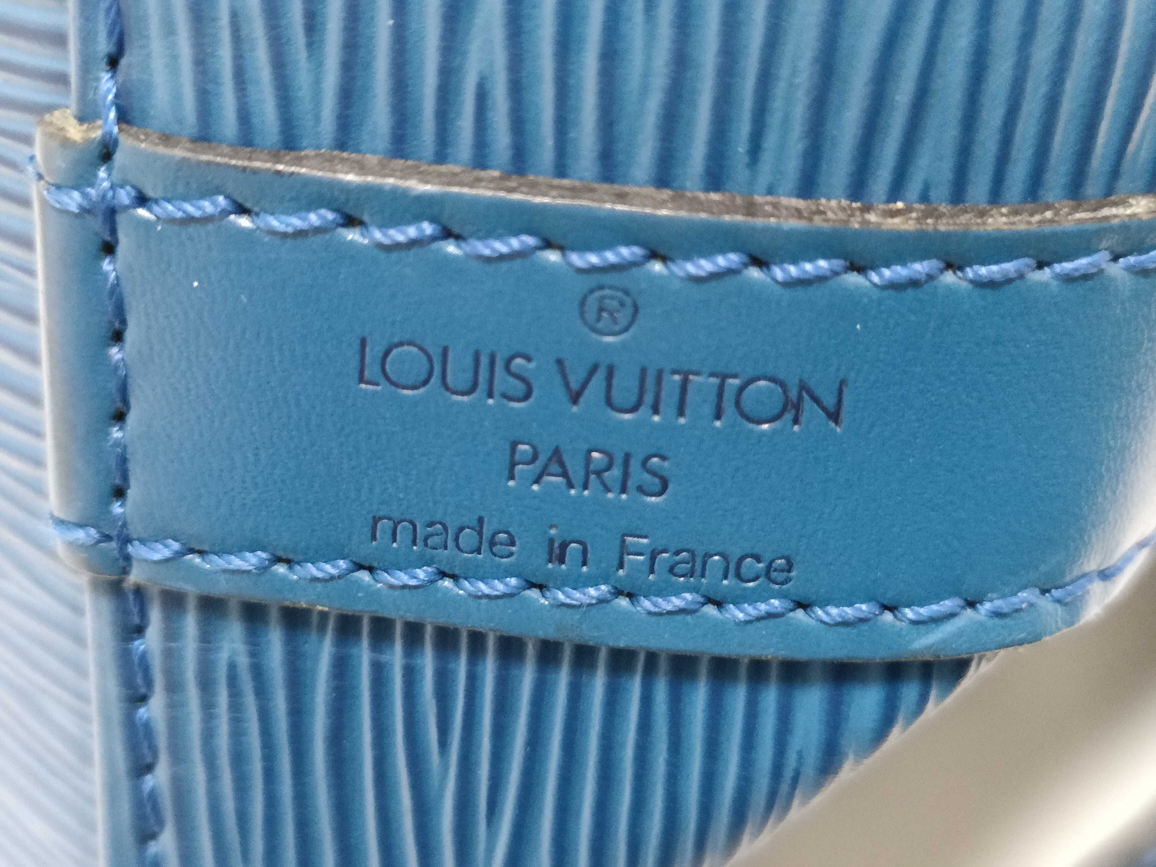 Epi Leather Petit Noé Shoulder Bag, Blue, M44105 AR0914 — view 10