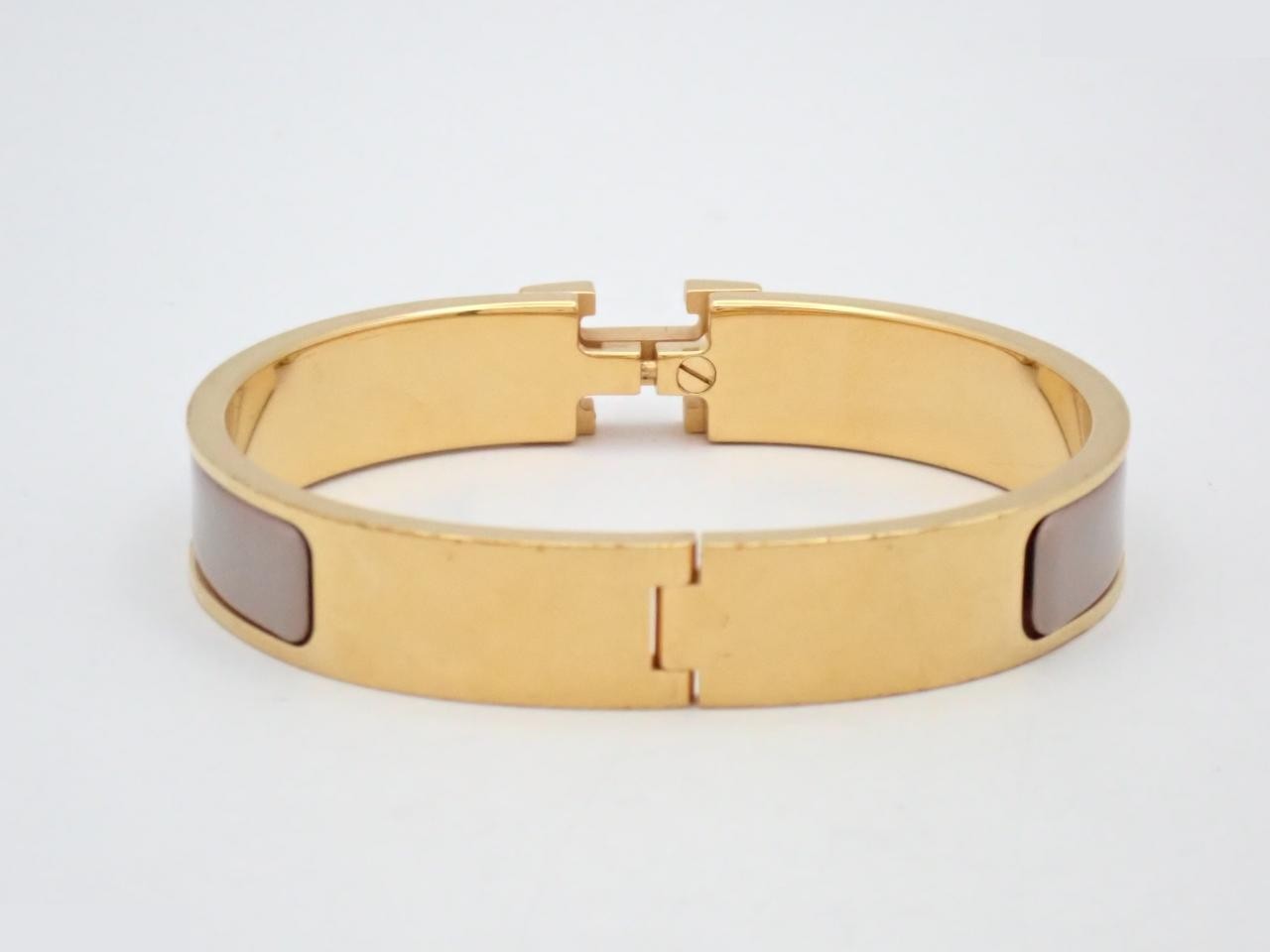 Click H Bracelet GP Gold, Wrist size approximately 17cm — view 2