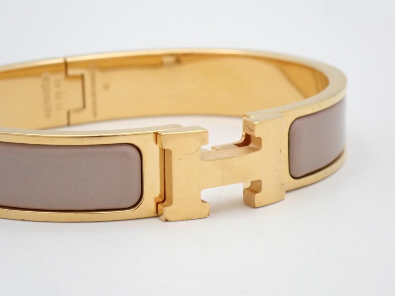 Click H Bracelet GP Gold, Wrist size approximately 17cm — view 3