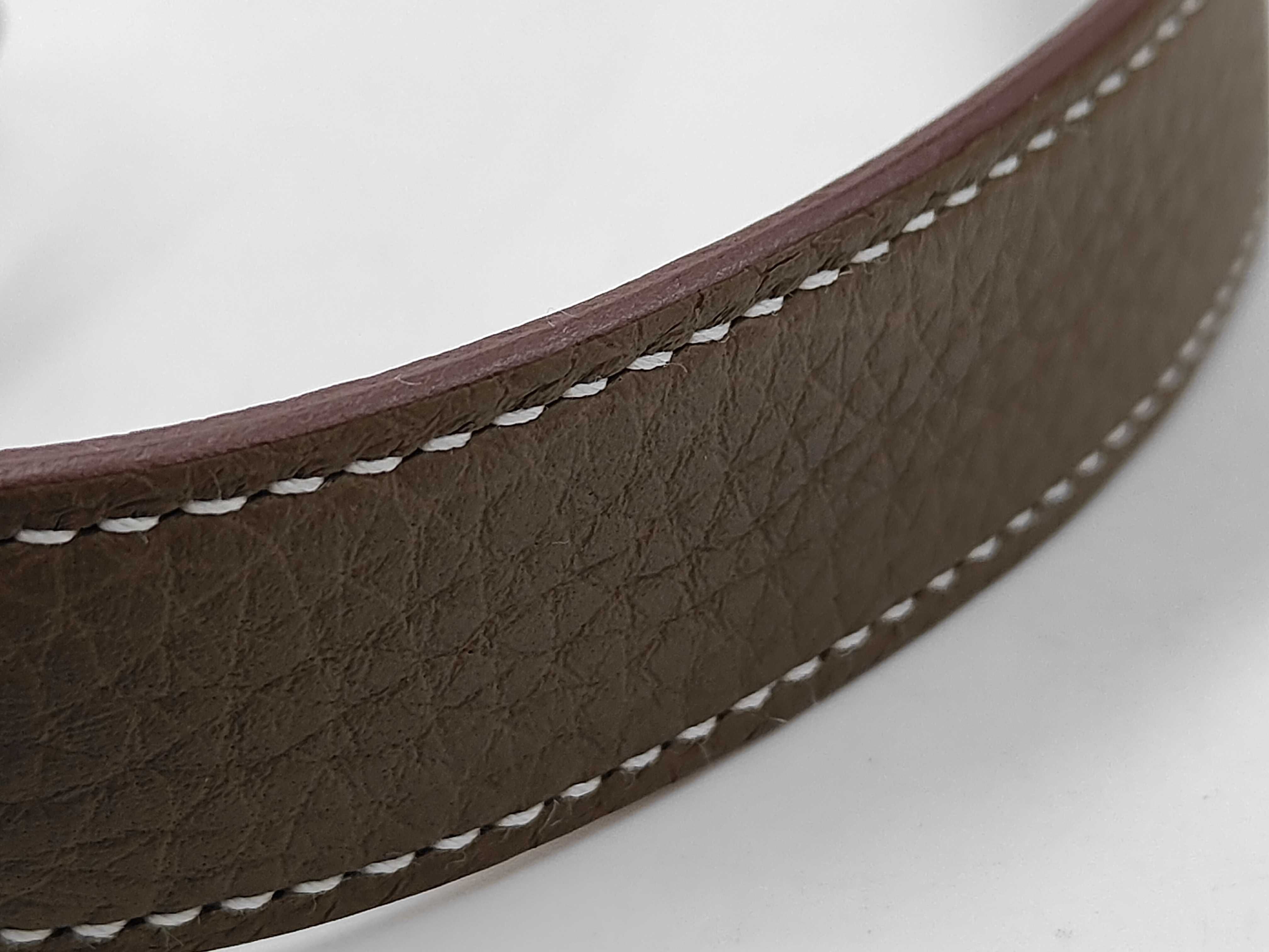Lindy Mini bag in Taurillon Clemence leather, Etoupe color, gold hardware, G stamp. — view 7