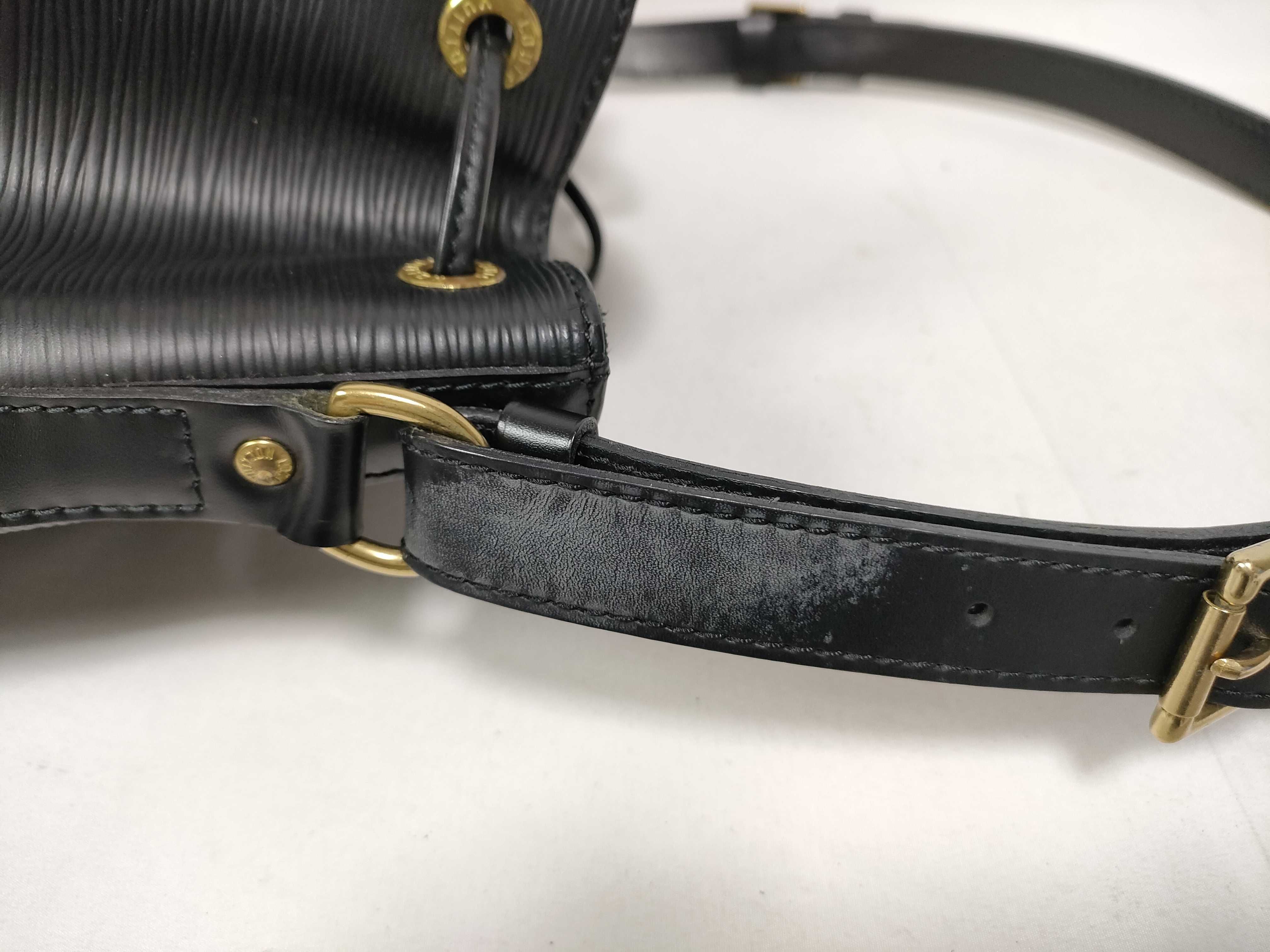 Epi Noir Black Noe Shoulder Bag — view 8