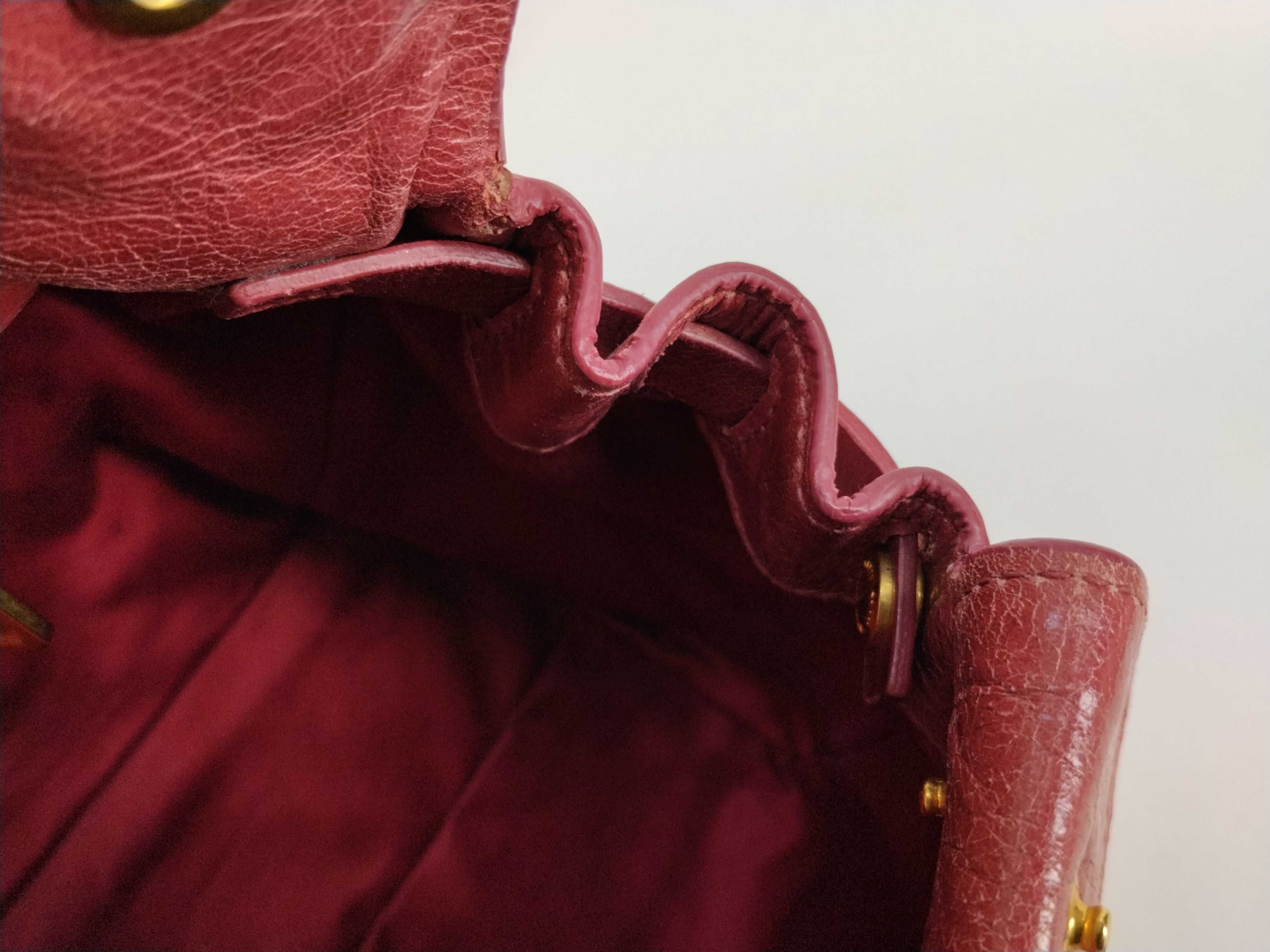 shoulder bag, leather, pink. — view 12