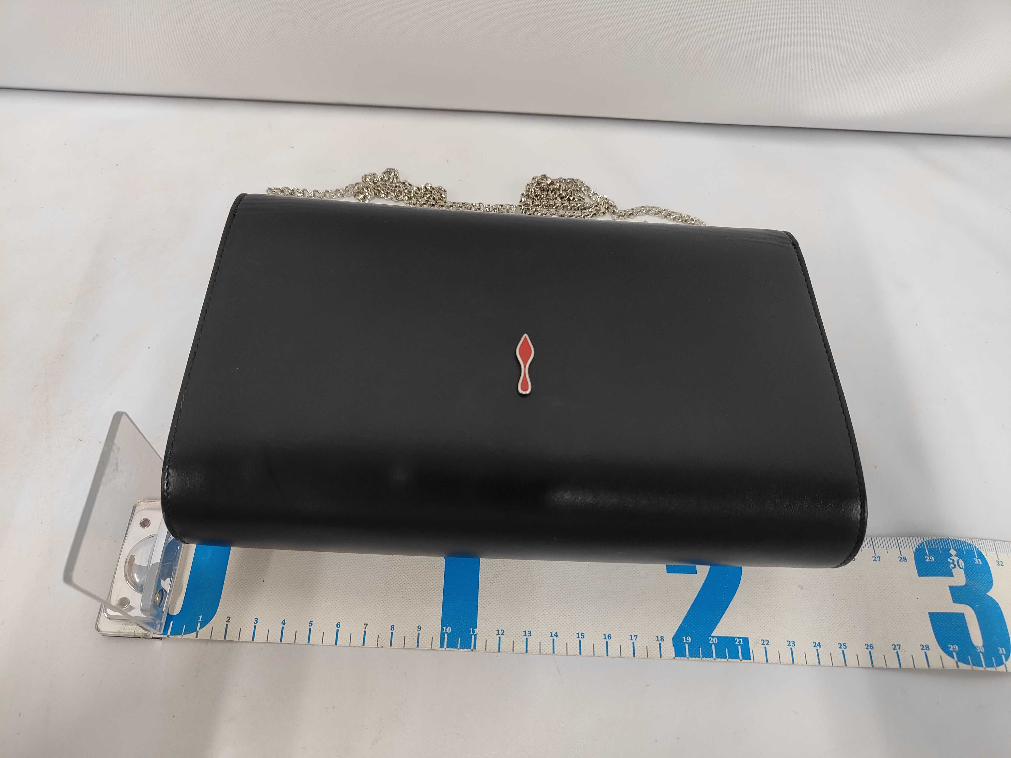 Spike Chain Shoulder Bag, Black — view 2