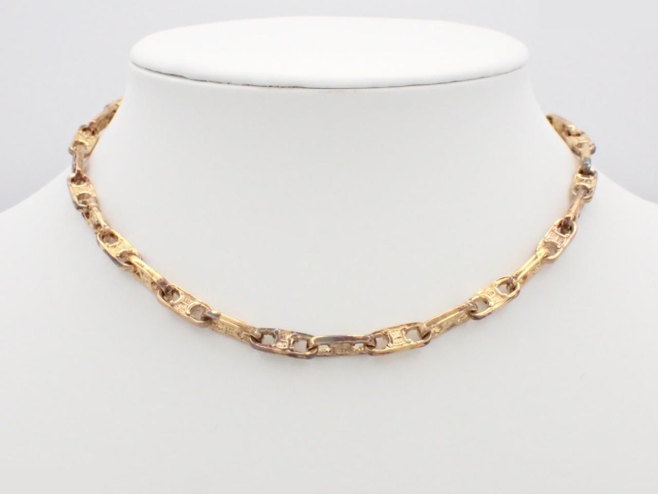 Blazon Chain Necklace, approximately 40cm in length. — view 3