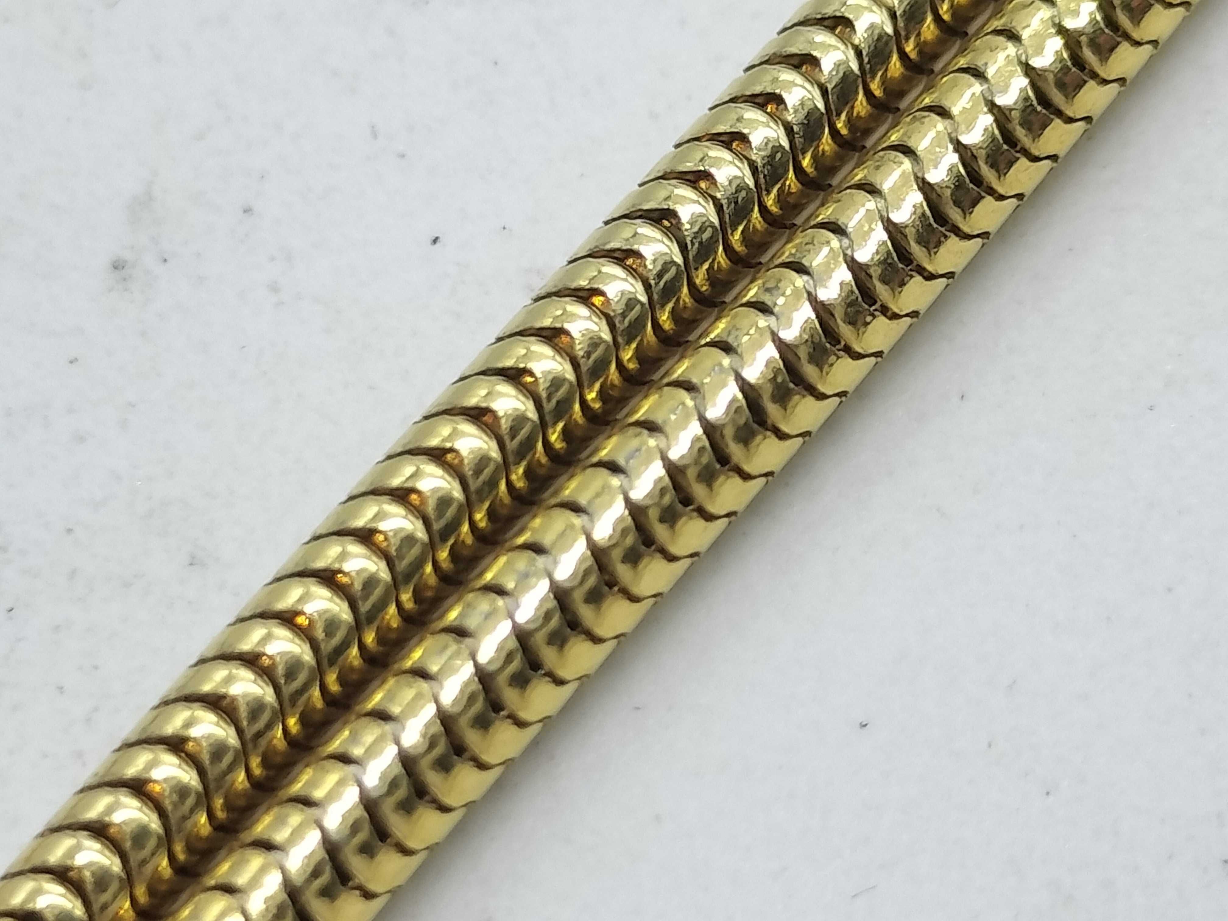 Gold Marble Necklace, 1972 Vintage Necklace — view 8