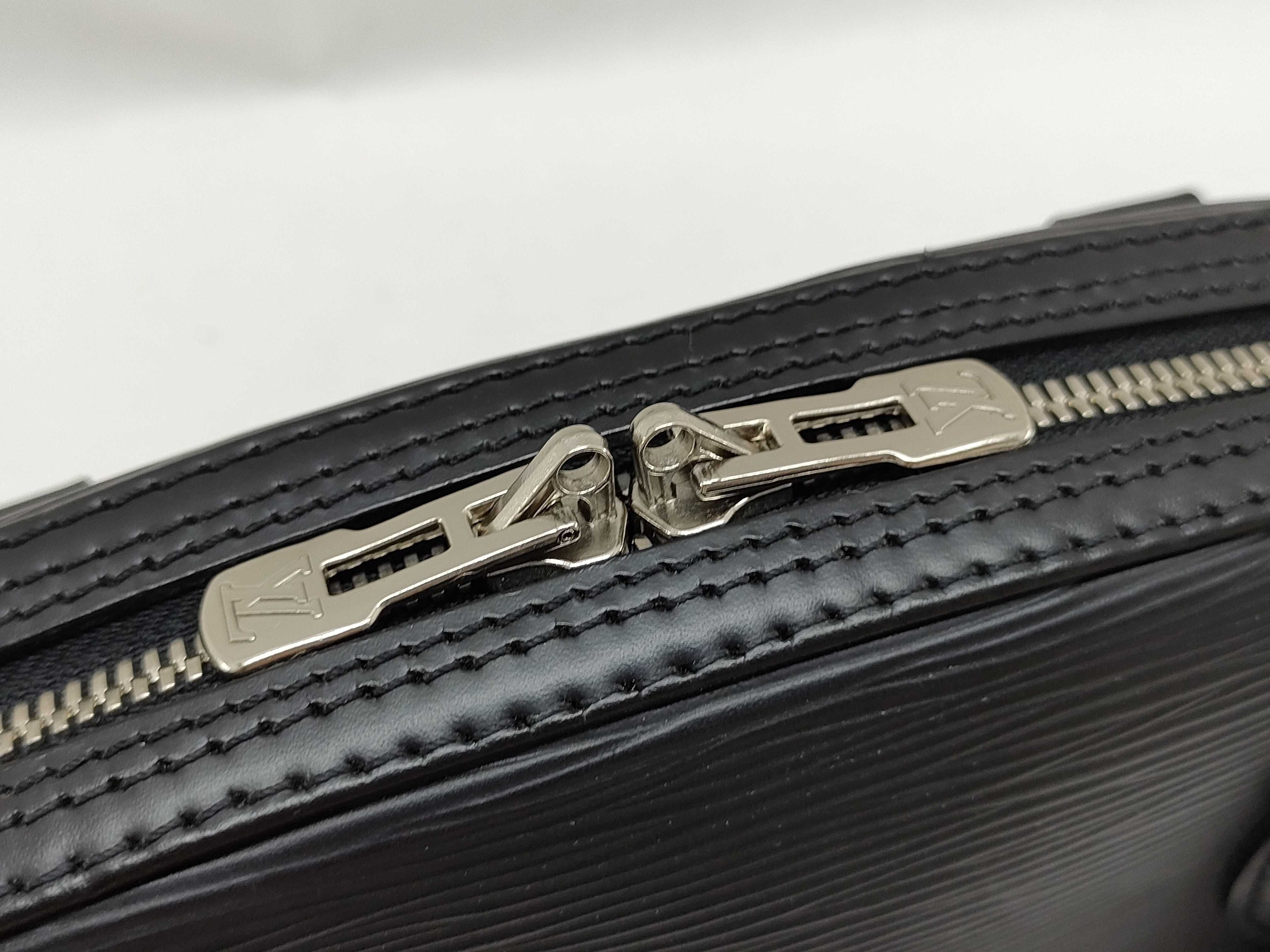 Epi Leather Jasmine Black Handbag — view 13
