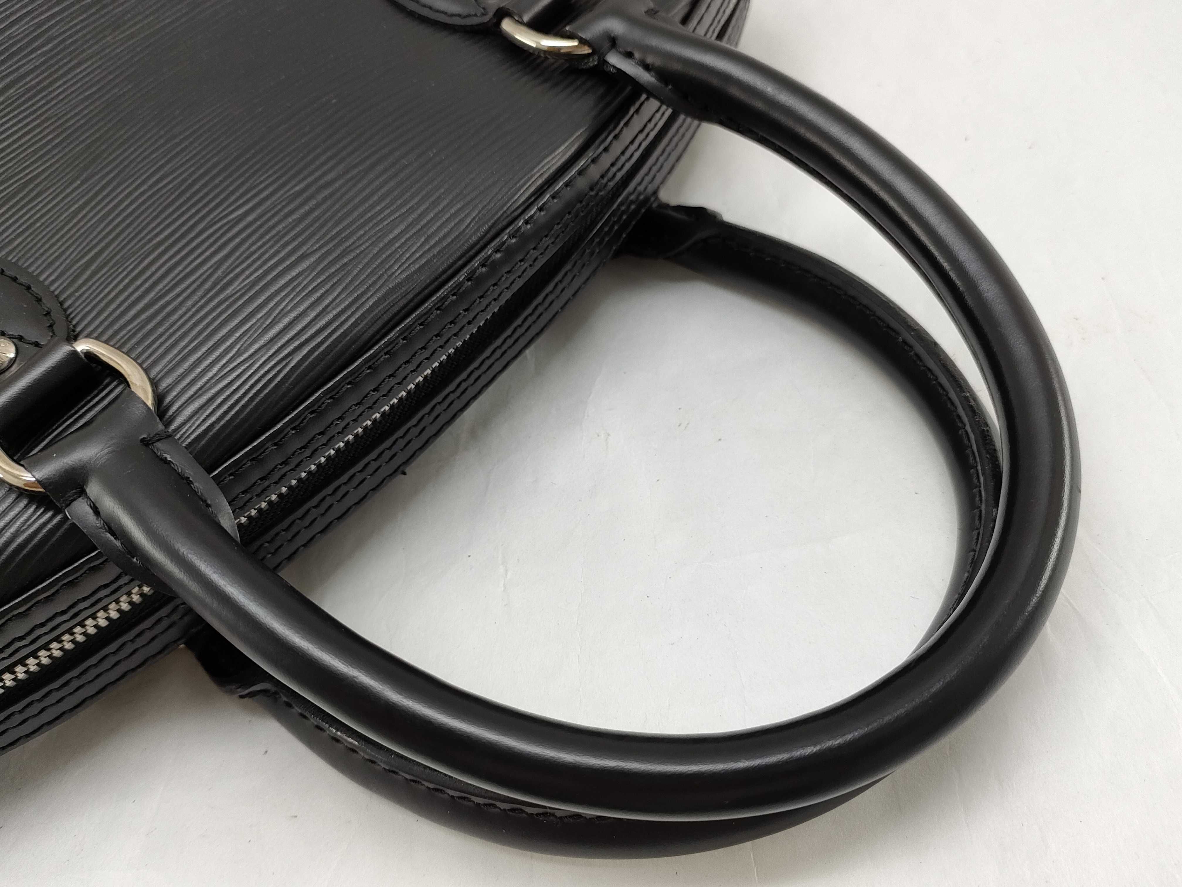 Epi Leather Jasmine Black Handbag — view 3