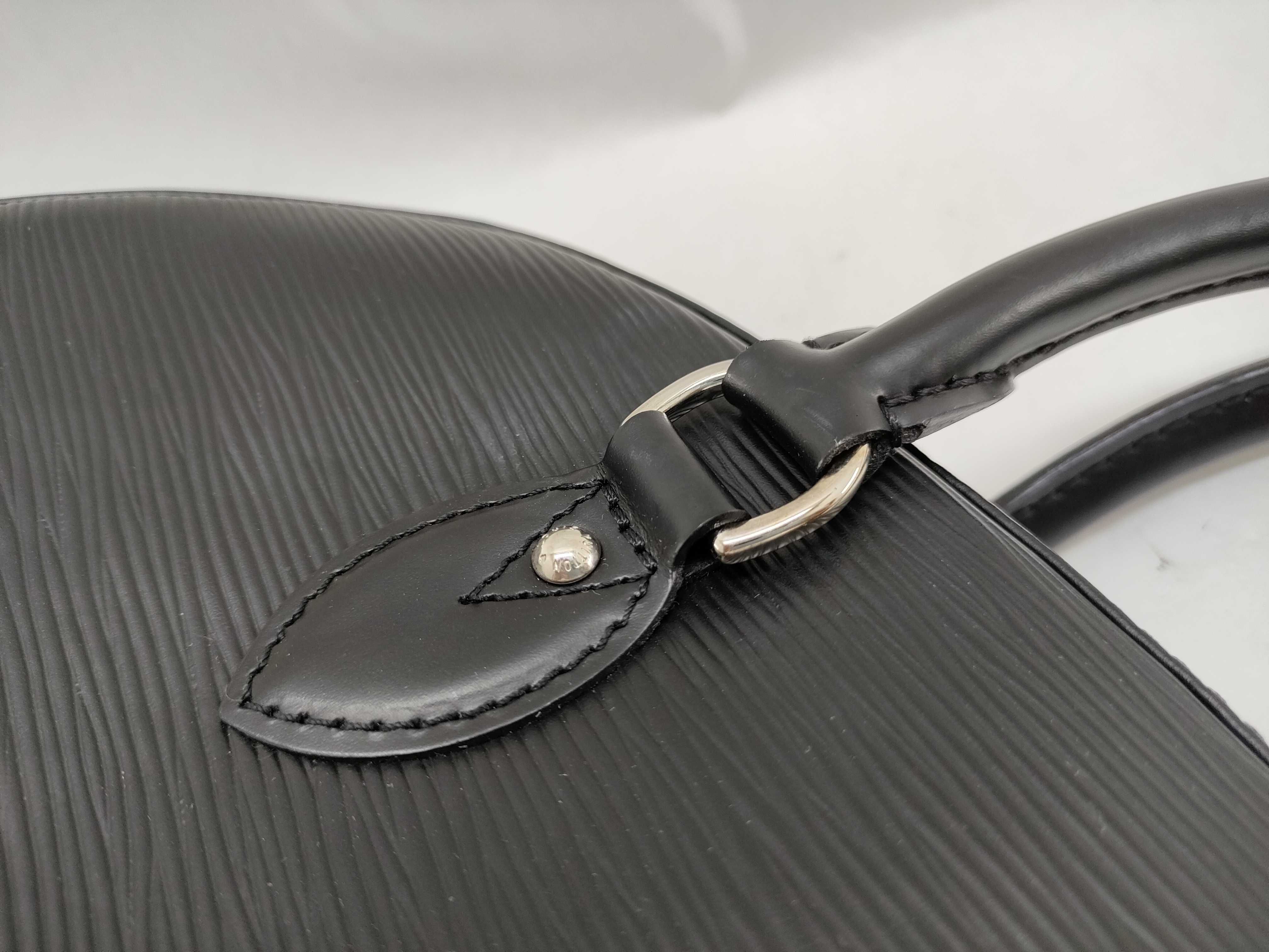 Epi Leather Jasmine Black Handbag — view 5