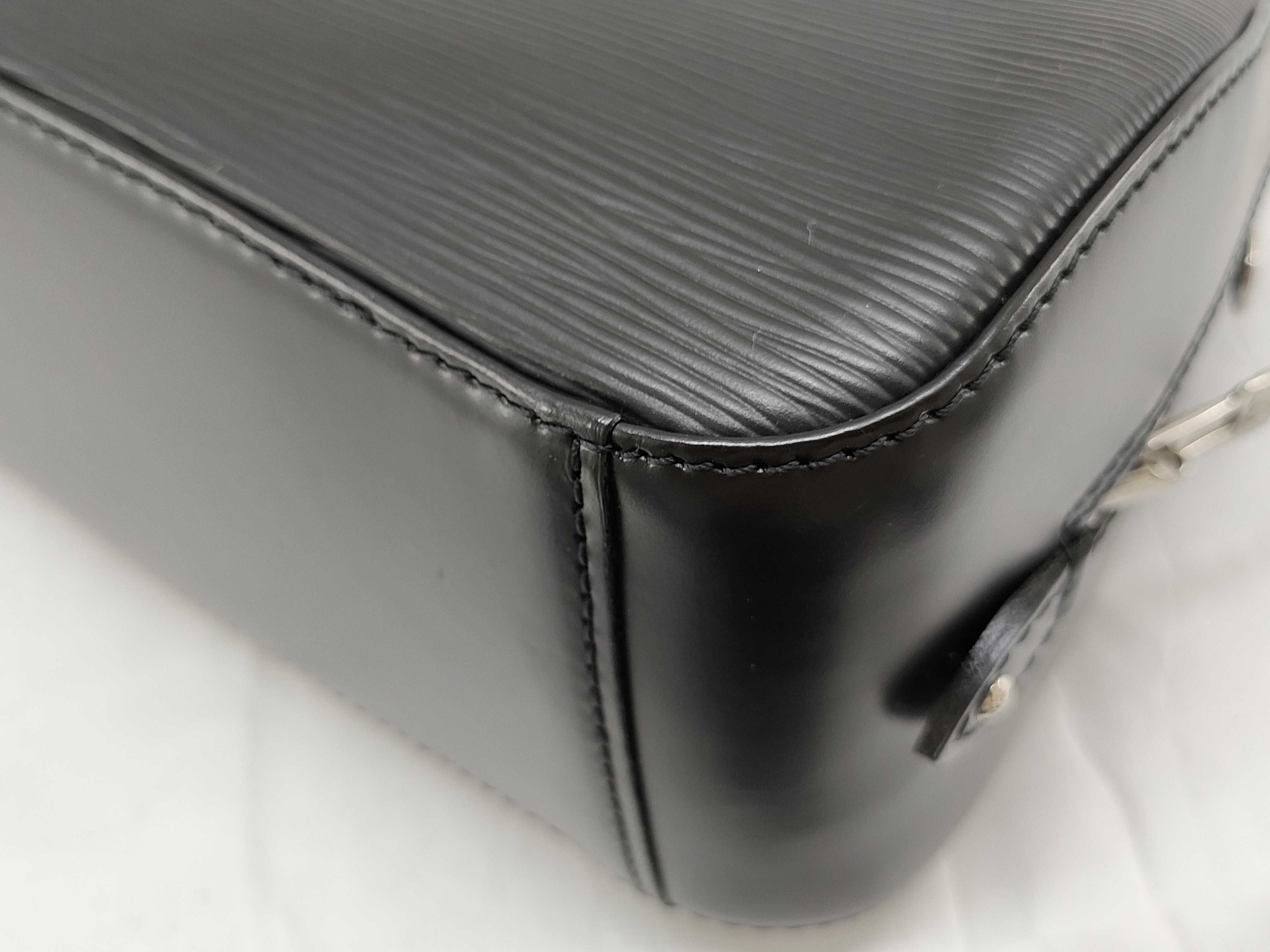 Epi Leather Jasmine Black Handbag — view 7