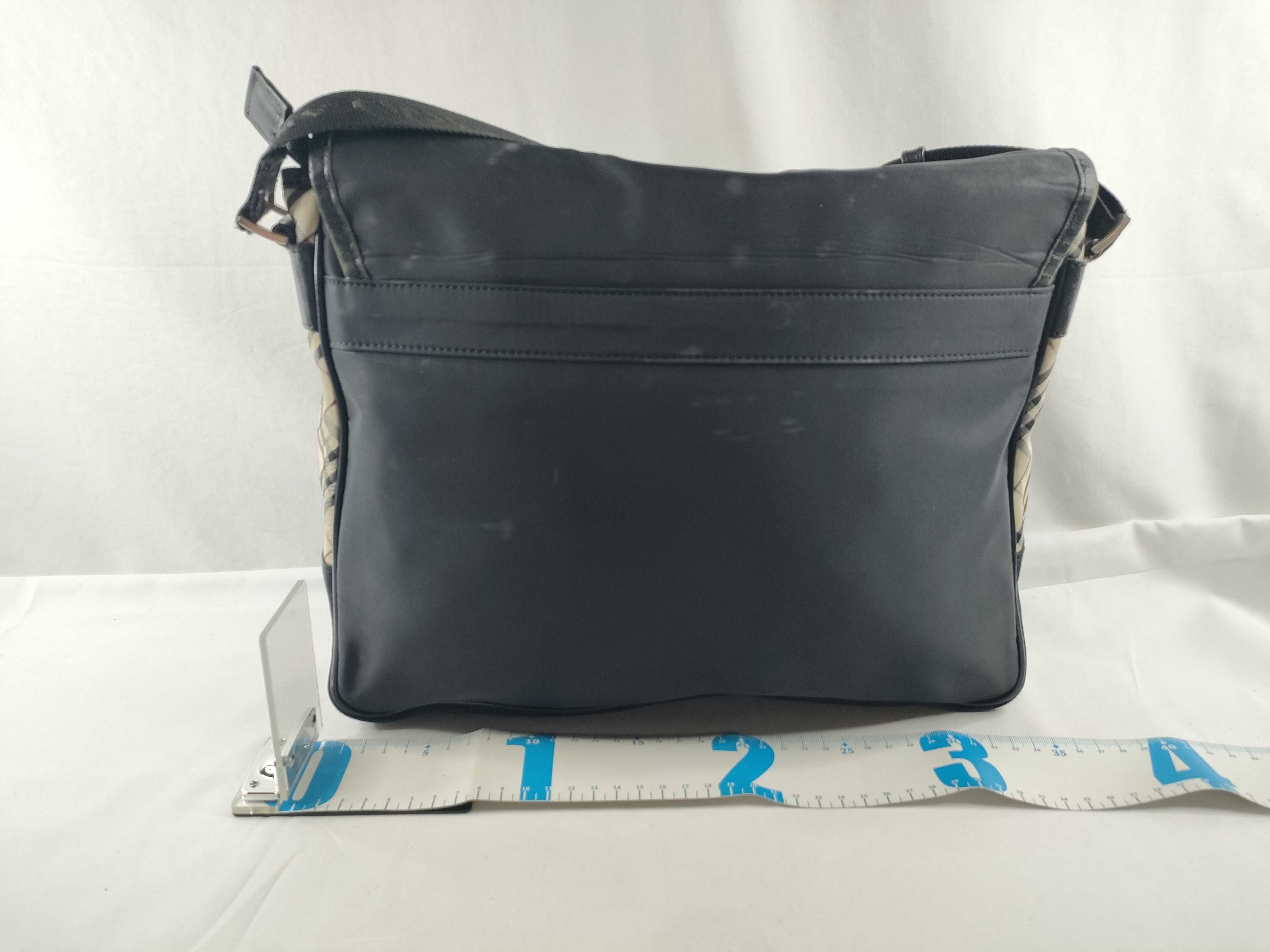 Nylon Messenger Bag, Nova Check Shoulder Bag — view 2