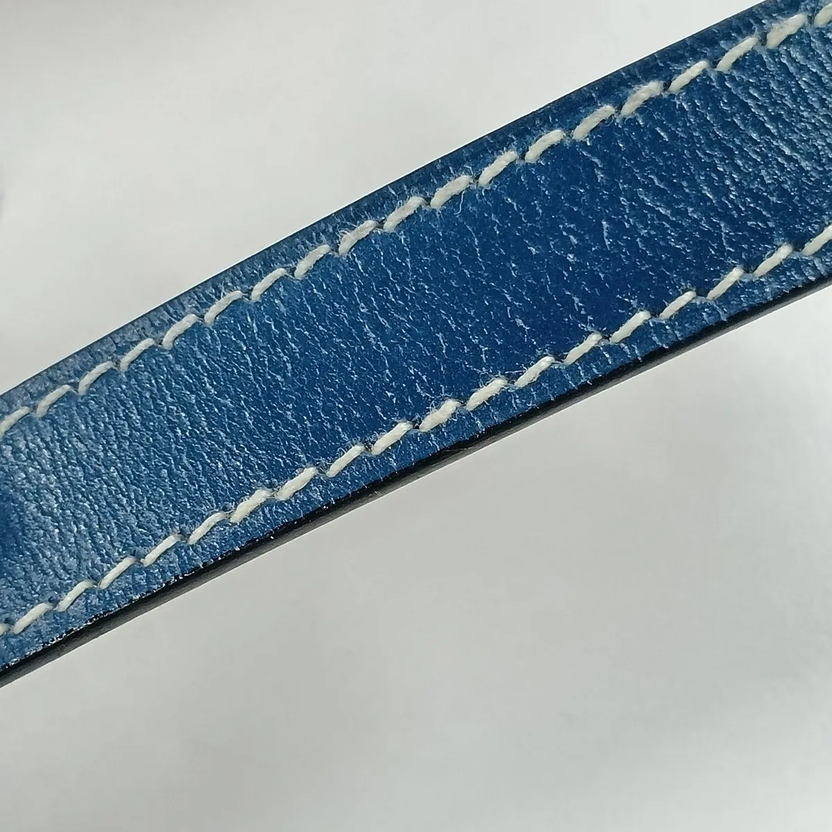 [Individually packaged] Hermes Kelly 28 Sellier Box Calf Blue Thalassa Gold Hardware H:2004 — view 15