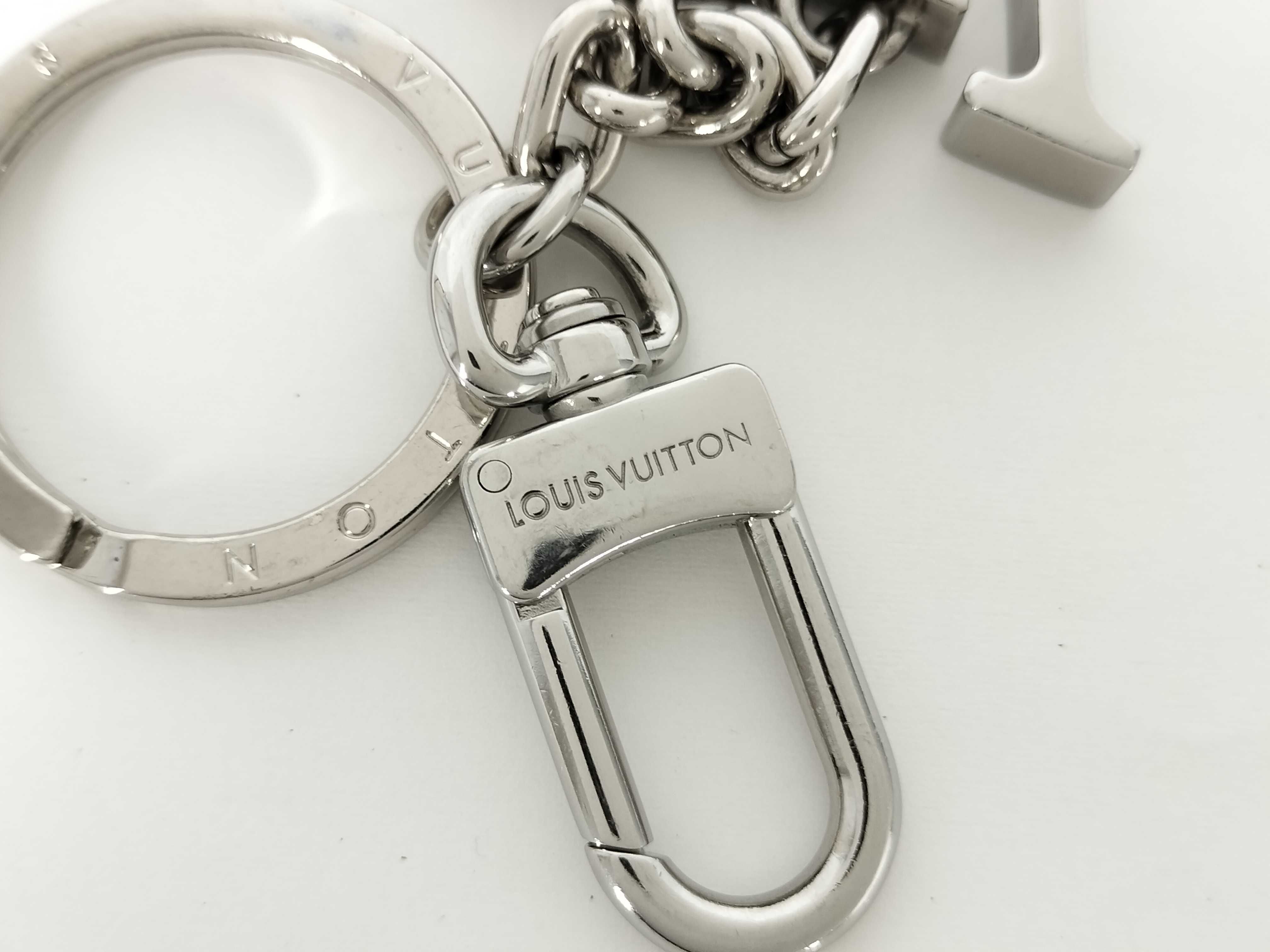 M01192 Keychain LV Initial Charm Keyring Key Case/Keychain — view 5