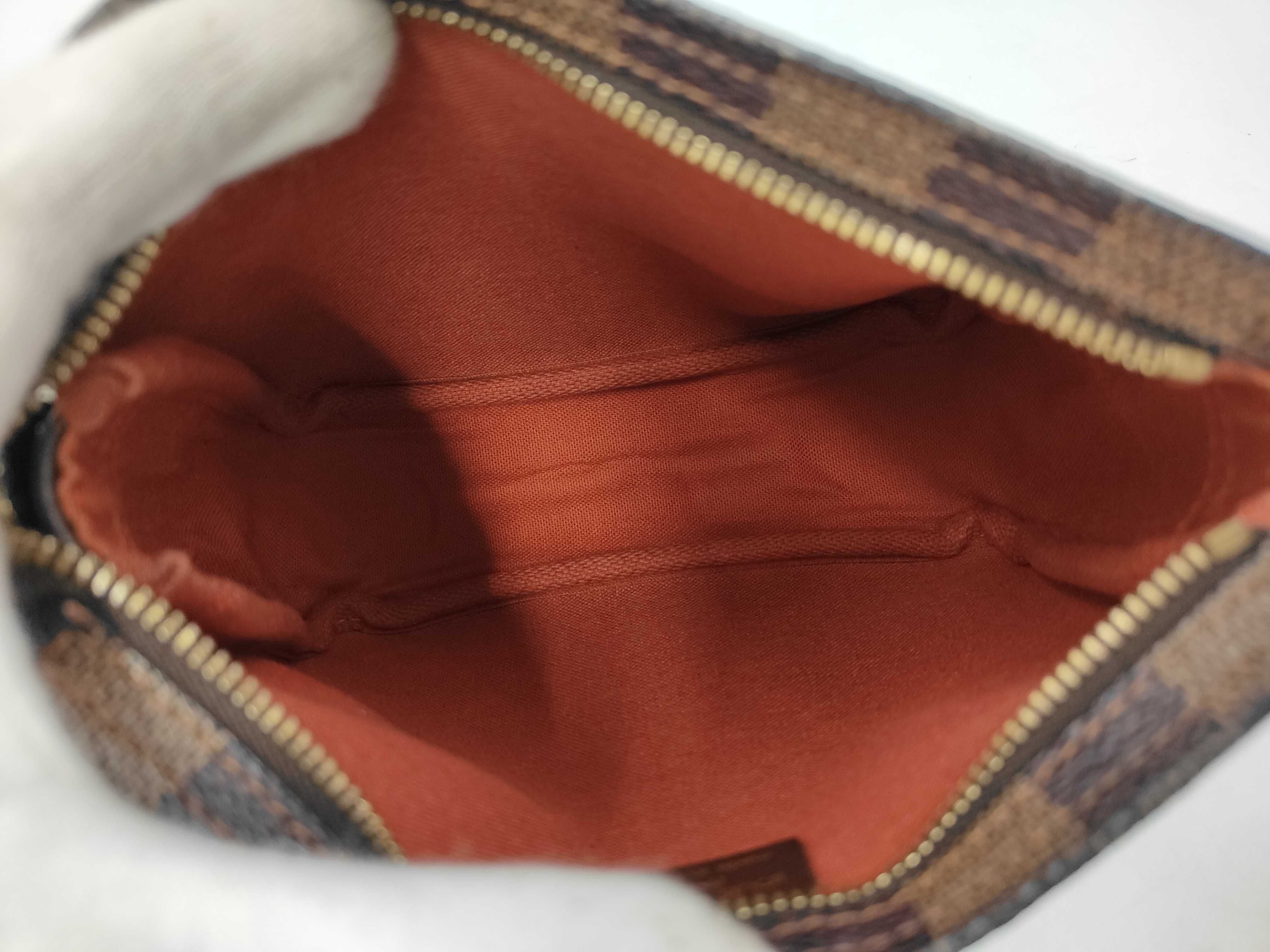 Damier Trouse Makeup Pouch Shoulder Bag — view 8
