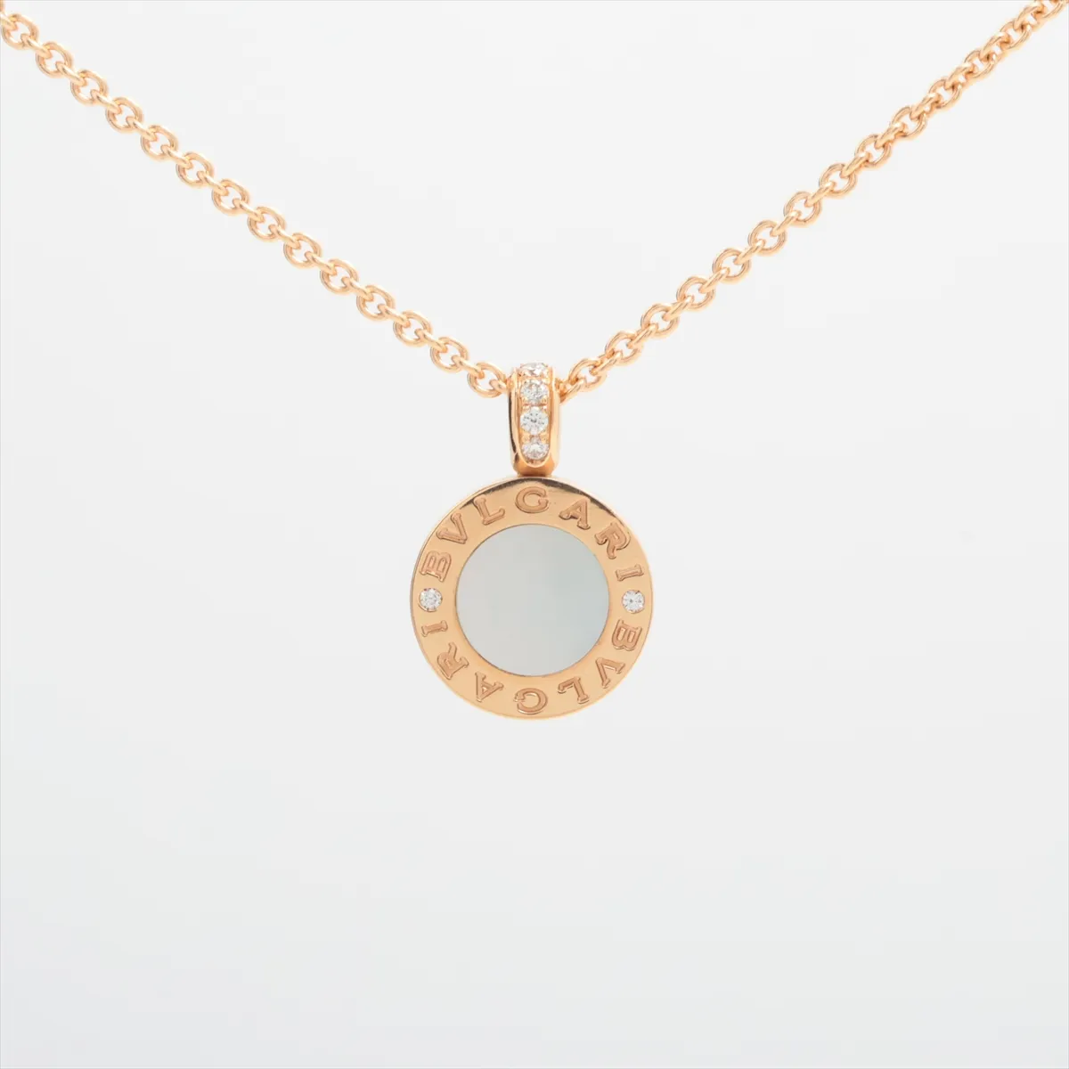Onyx Shell Necklace 750 (PG) 10.9g SELK55 — view 2