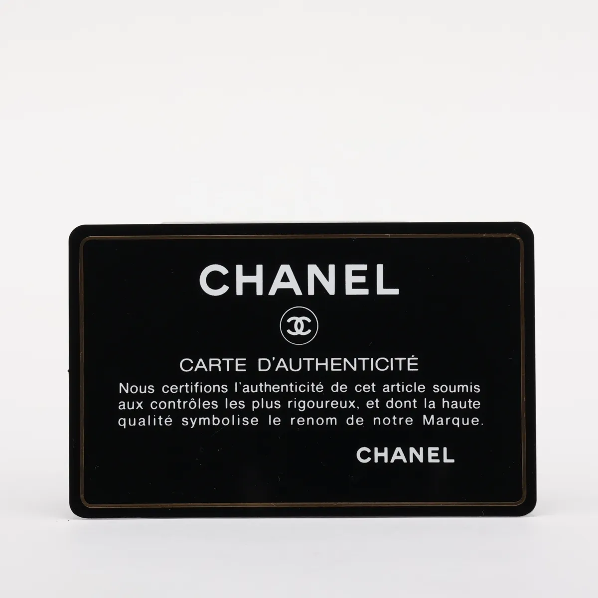 [Individually packaged] Chanel Coco Mark Canvas x Tweed x Patent Leather Single Flap Double Chain Bag Beige Silver Hardware 25801452 (Serial No. 25) — view 11