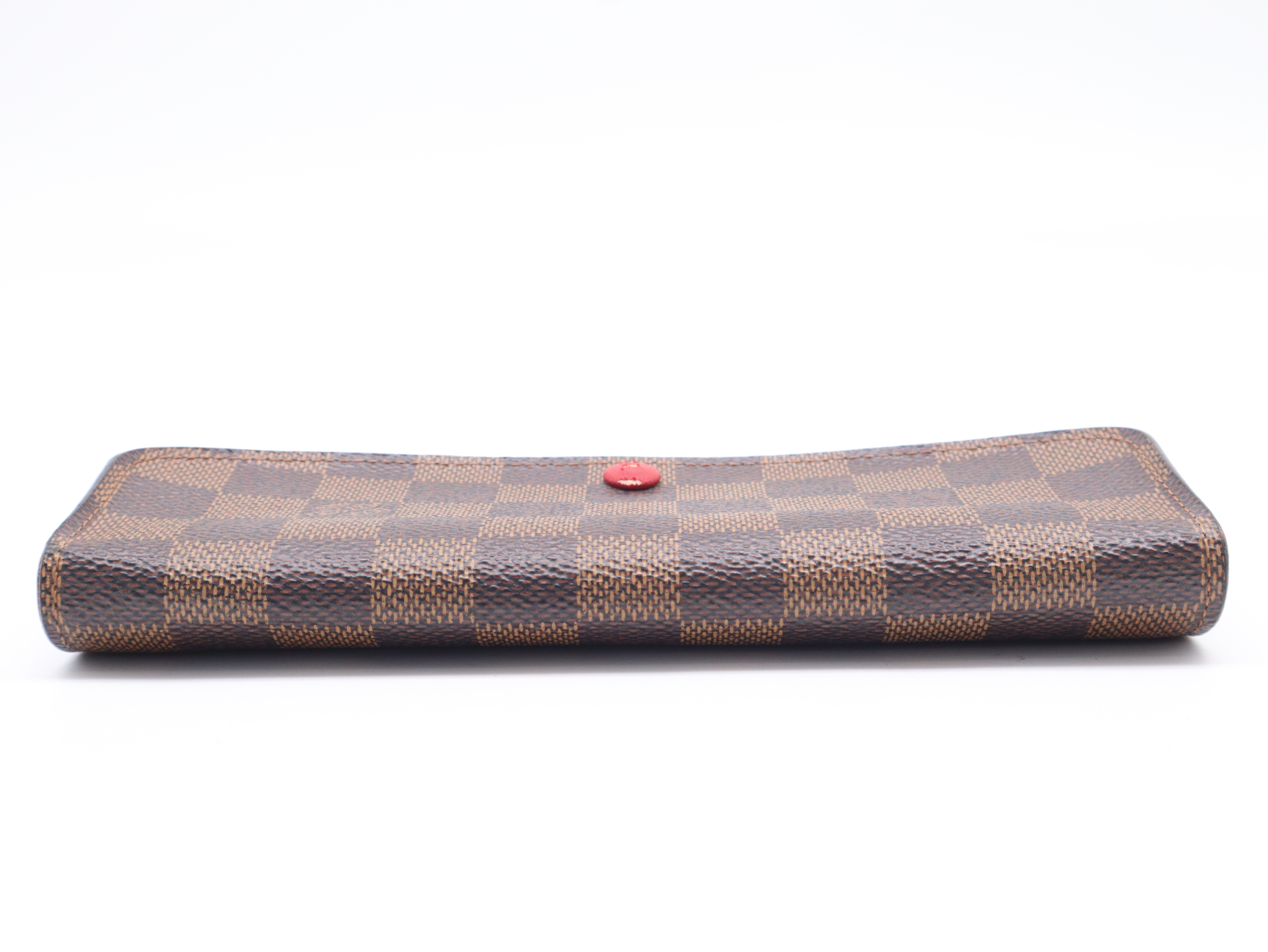 N63544 Damier Portefeuille Emilie Wallet with Dust Bag and Box — view 5