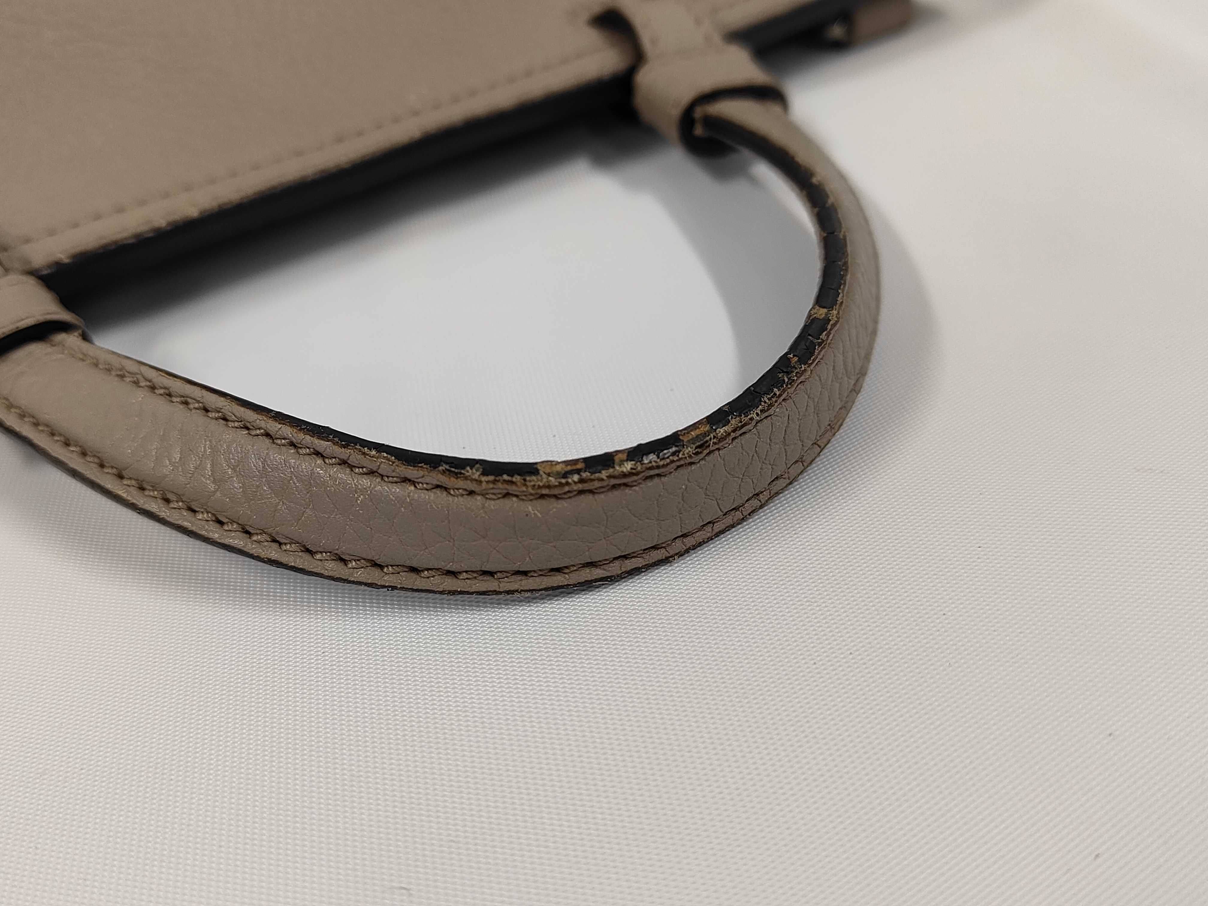 Bamboo Daily Turnlock 392013 Leather Handbag, Genuine Leather, Gray - Handbag — view 5