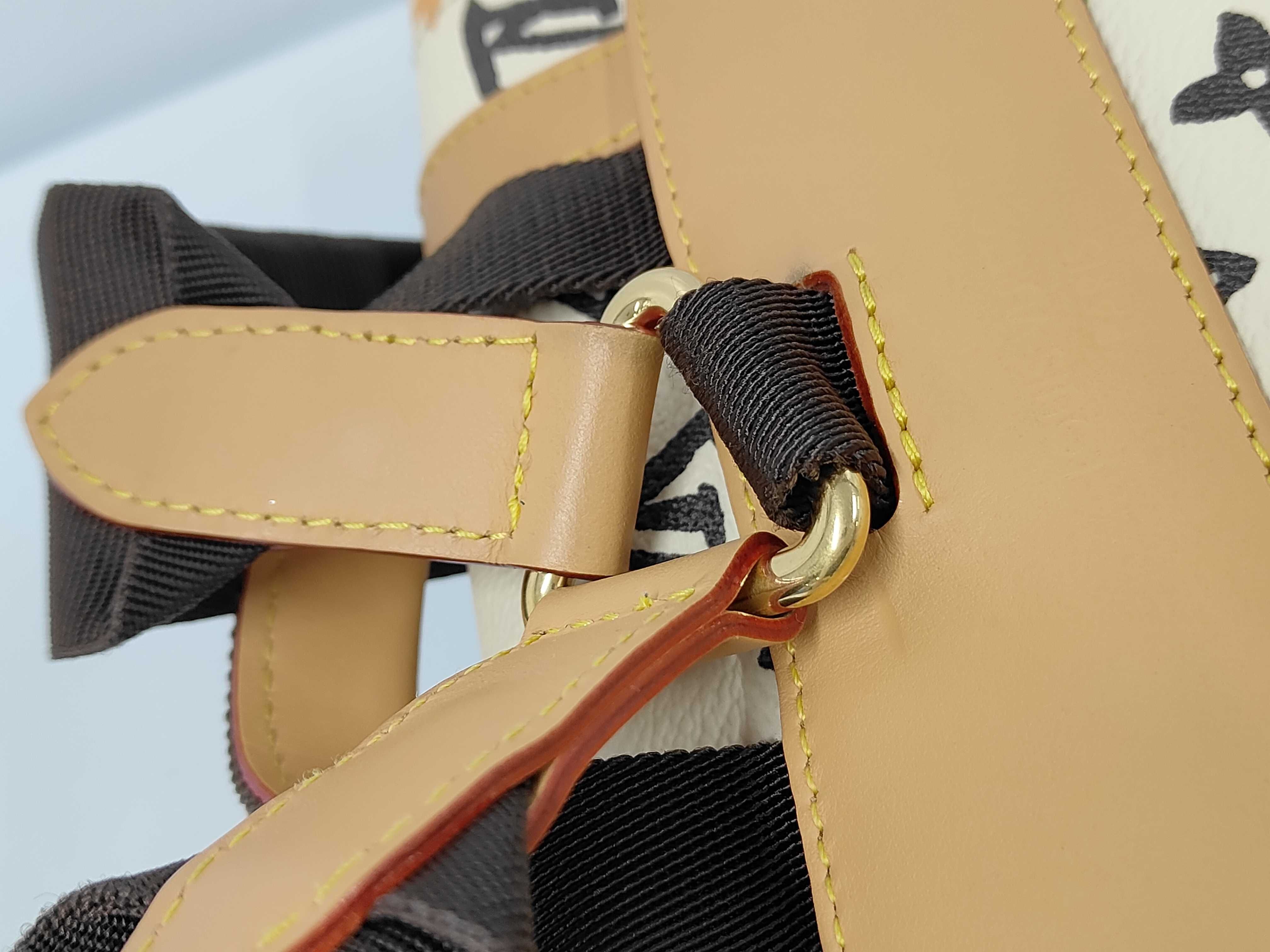 Backpack Christopher MM Monogram Craggy Leather Vanilla Multicolor Tyler Collaboration M25240 Rucksack — view 5