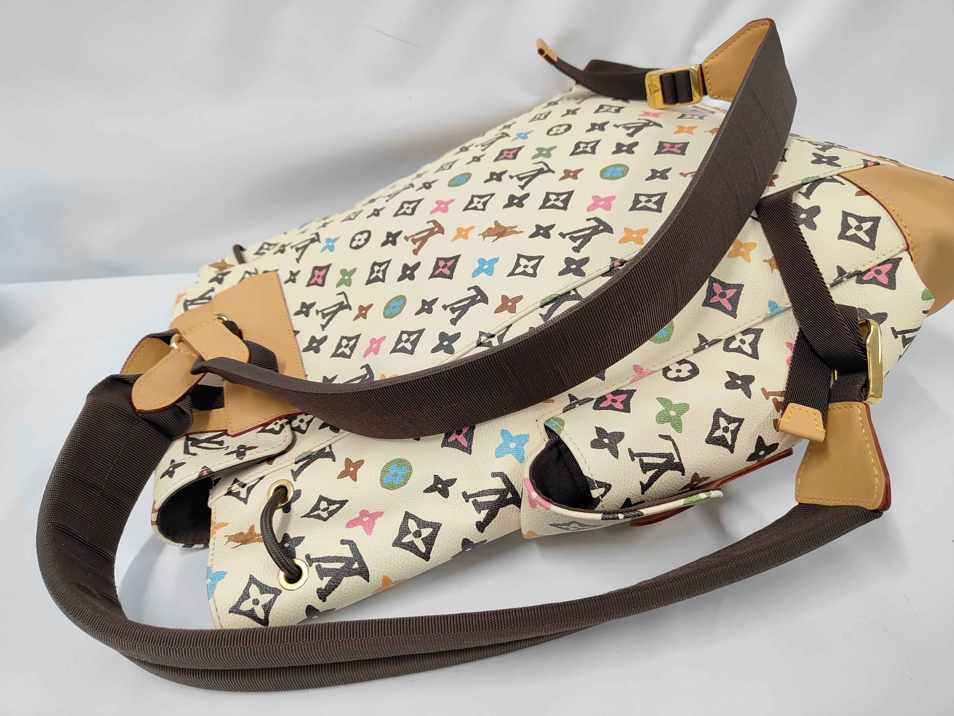 Backpack Christopher MM Monogram Craggy Leather Vanilla Multicolor Tyler Collaboration M25240 Rucksack — view 7