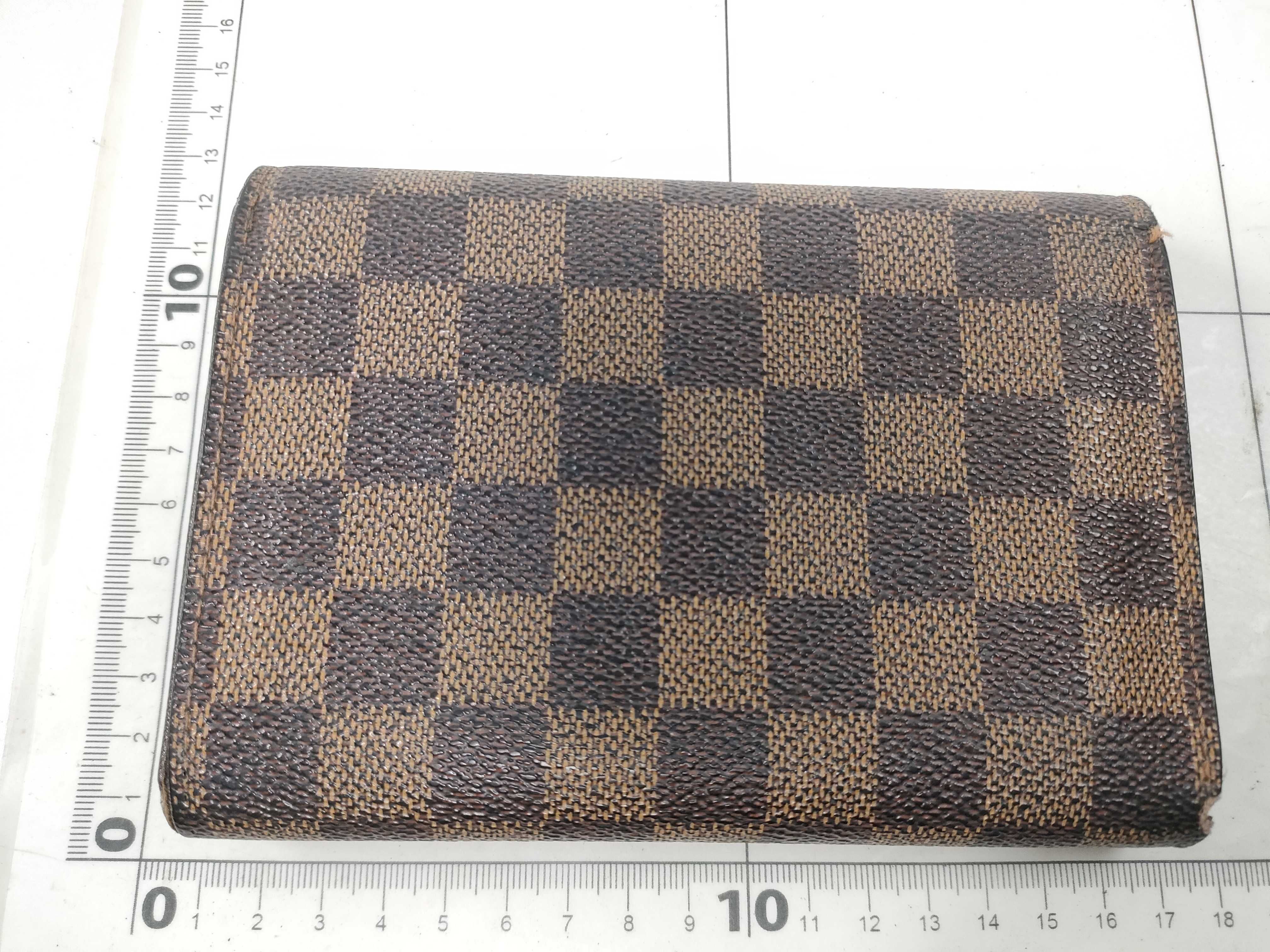 Damier Louis Vuitton Portefeuille Tresor Etui Papier Tri-fold Wallet — view 2