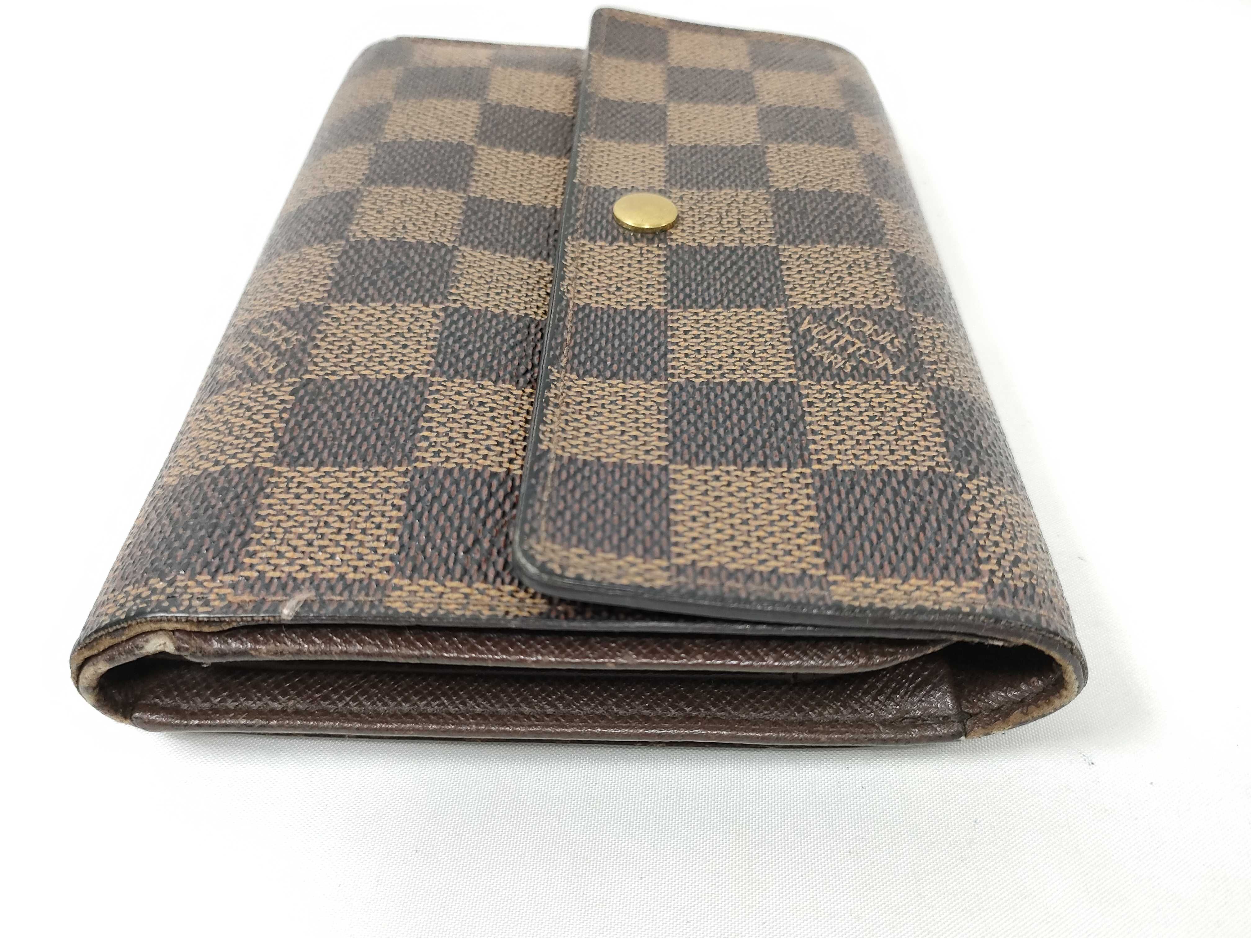 Damier Louis Vuitton Portefeuille Tresor Etui Papier Tri-fold Wallet — view 4
