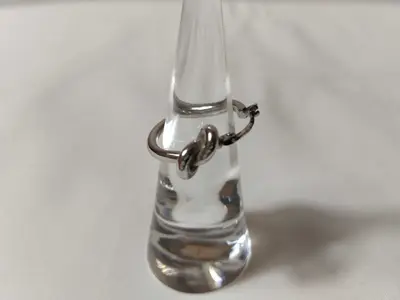 hoop earring (single) ring