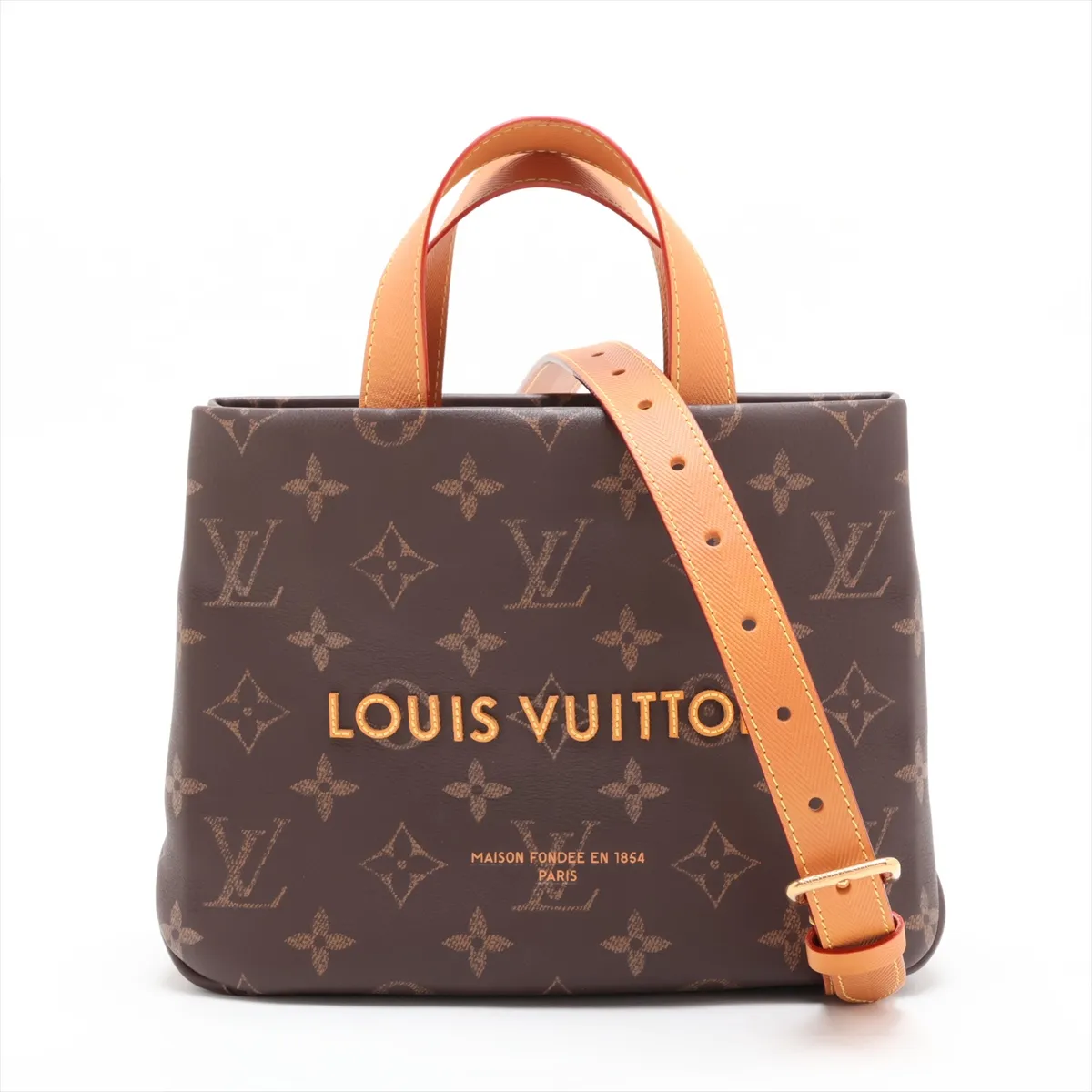 Monogram Shopper Tote MINI M27019 Brown (RFID detected)