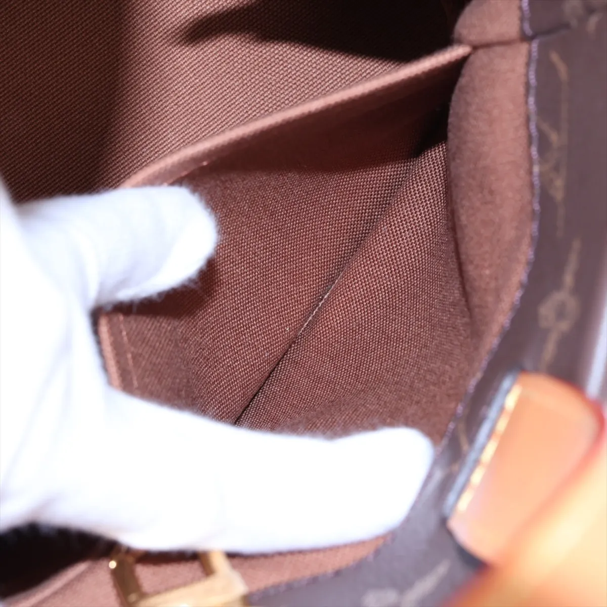 Monogram Shopper Tote MINI M27019 Brown (RFID detected) — view 11