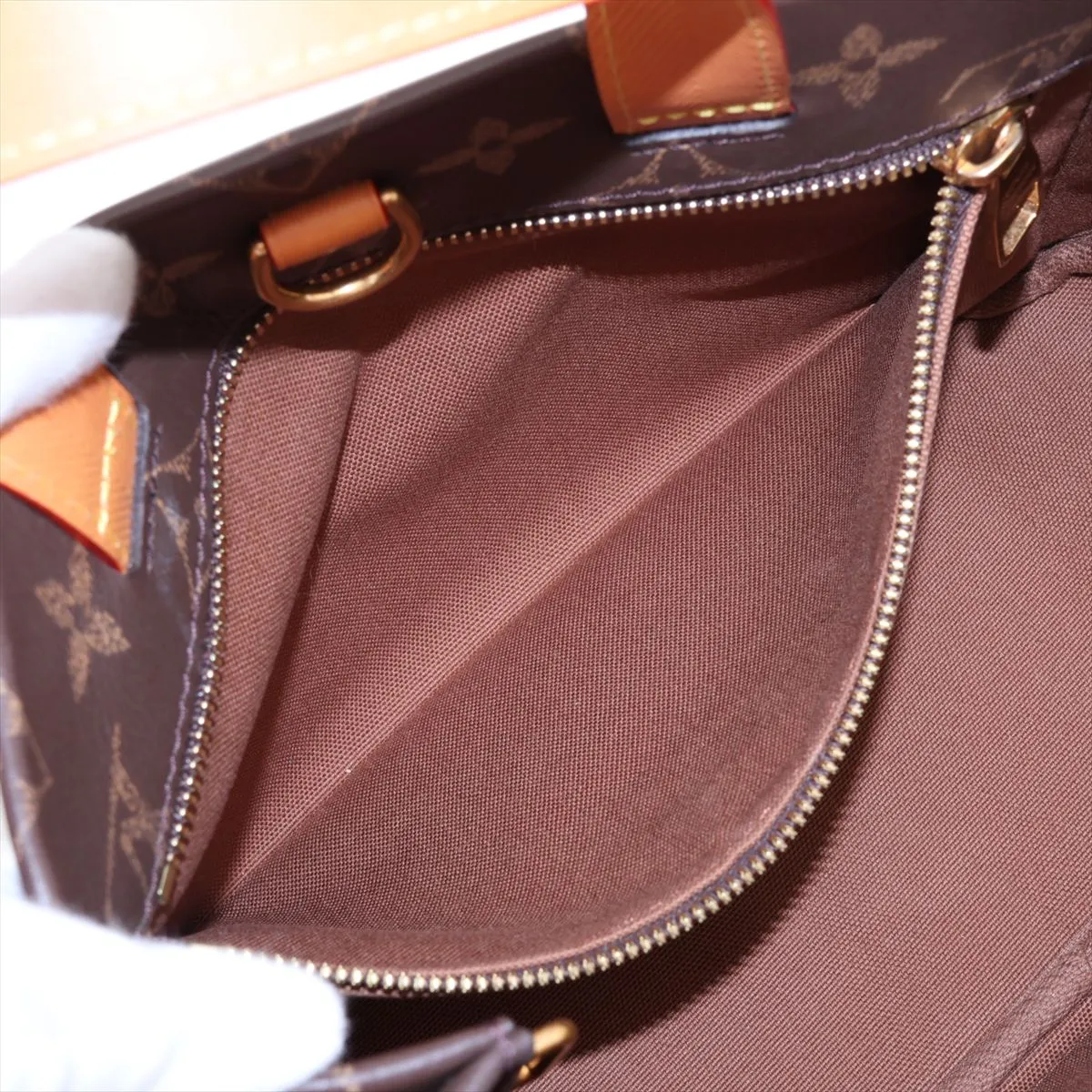 Monogram Shopper Tote MINI M27019 Brown (RFID detected) — view 9