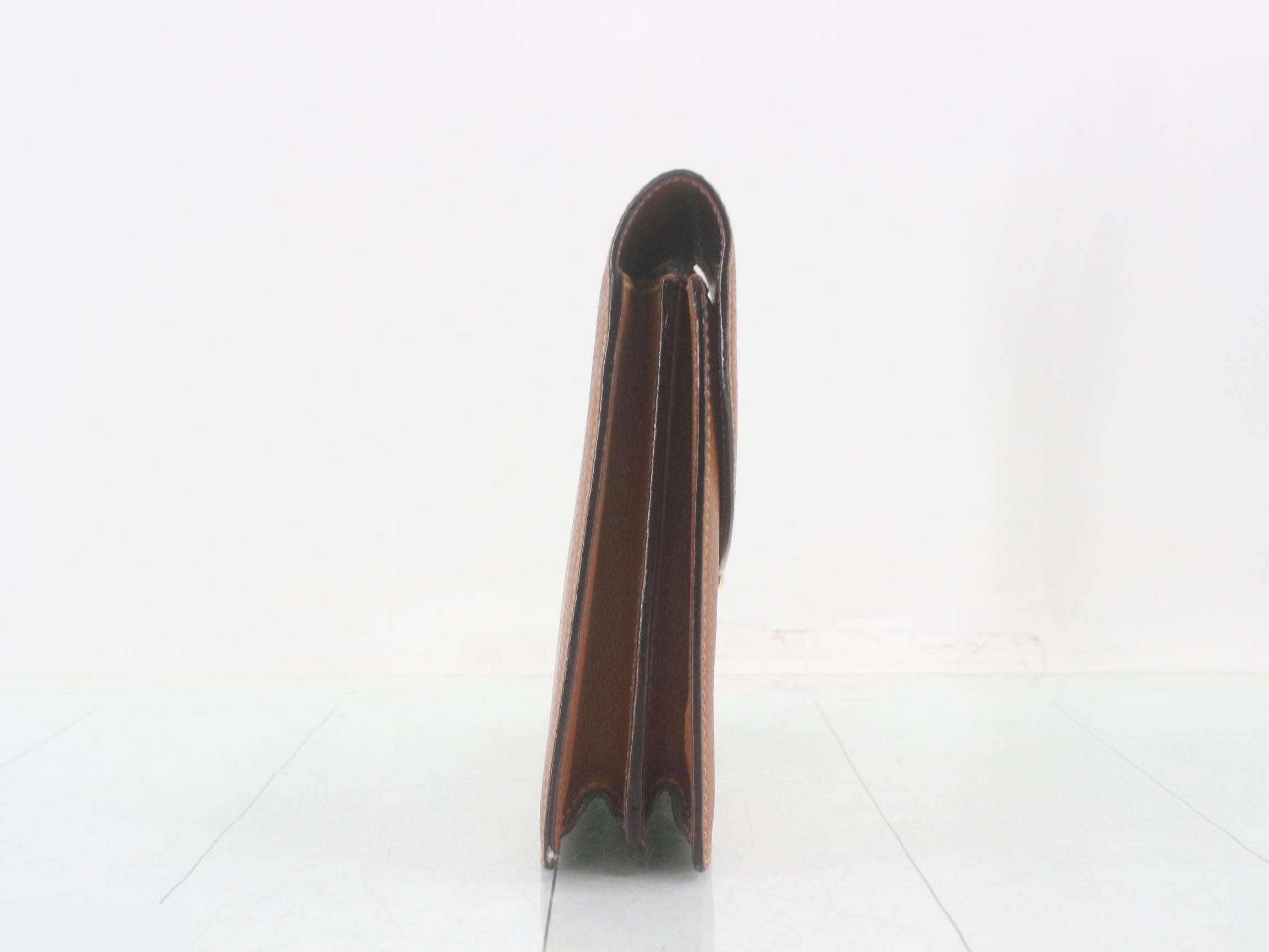 Pigskin leather clutch — view 5