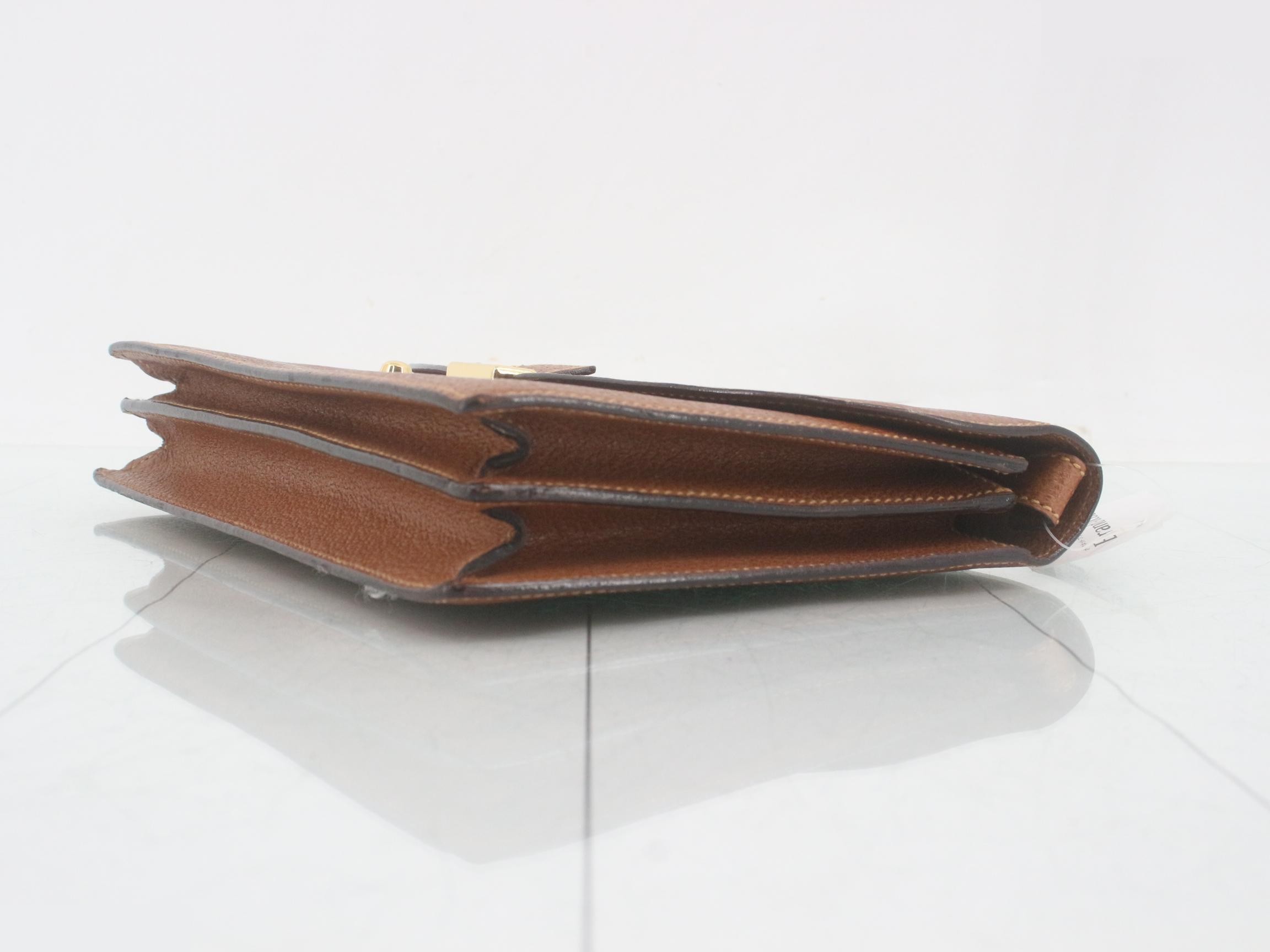 Pigskin leather clutch — view 7